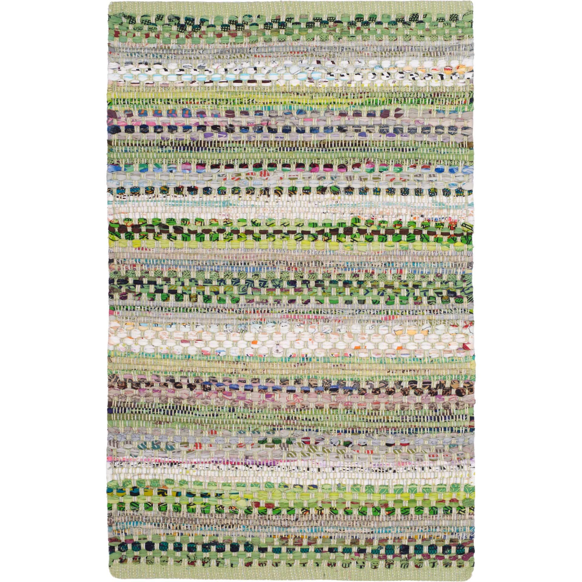 Montauk Stripe Green/Multi Area Rug - Image 4