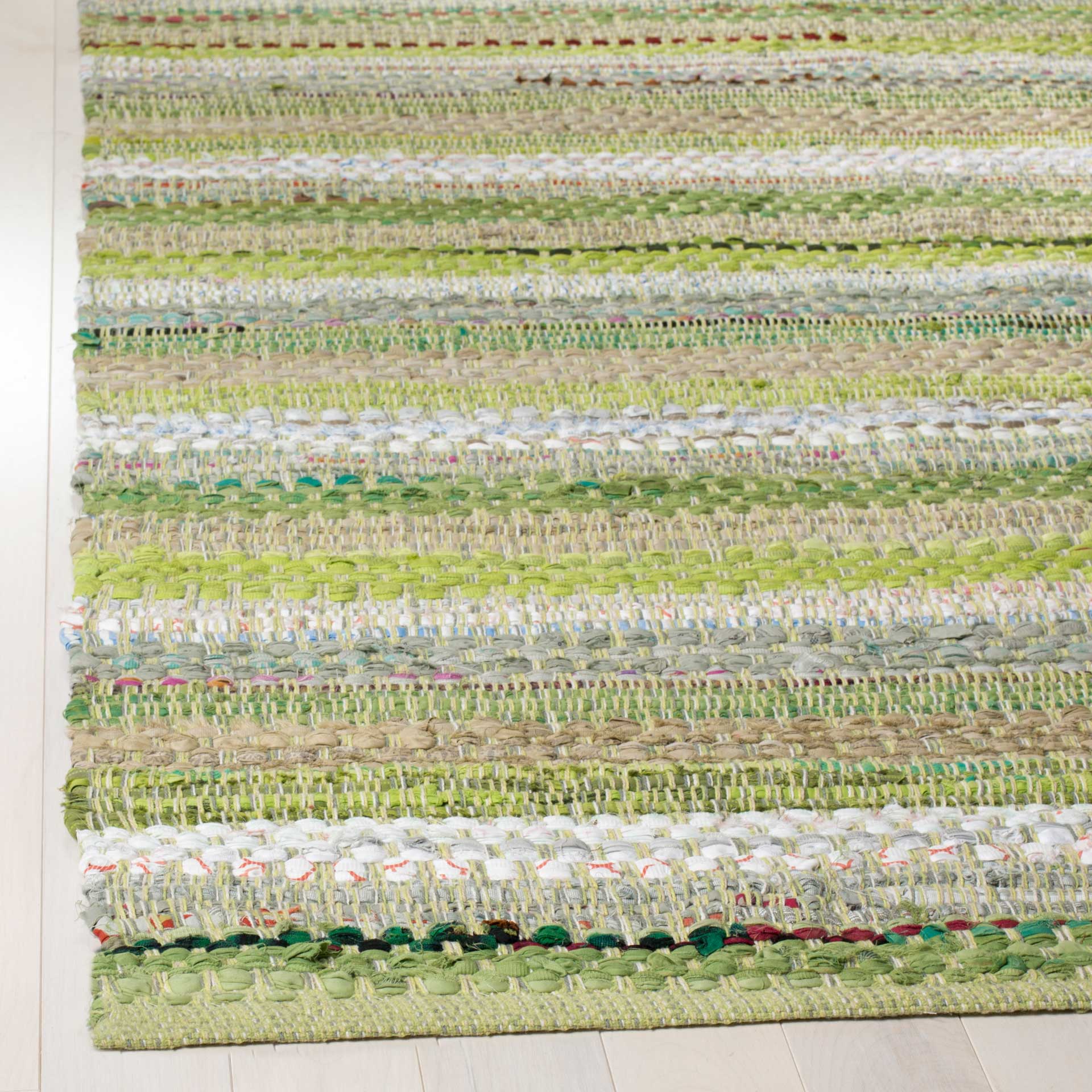 Montauk Stripe Green/Multi Area Rug - Image 5
