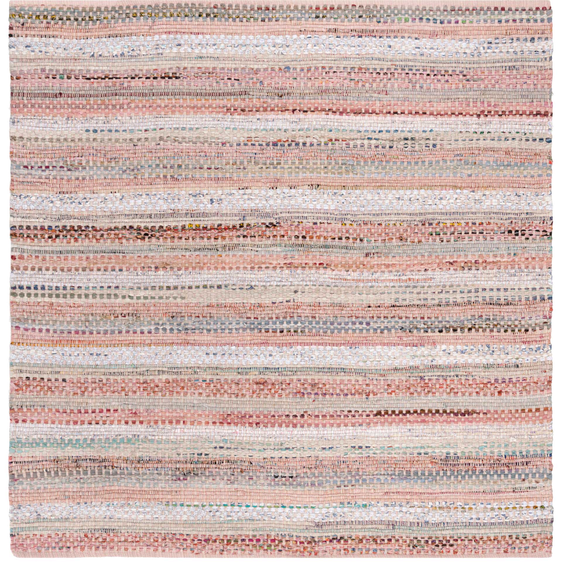 Montauk Stripe Pink/Multi Area Rug - Image 2