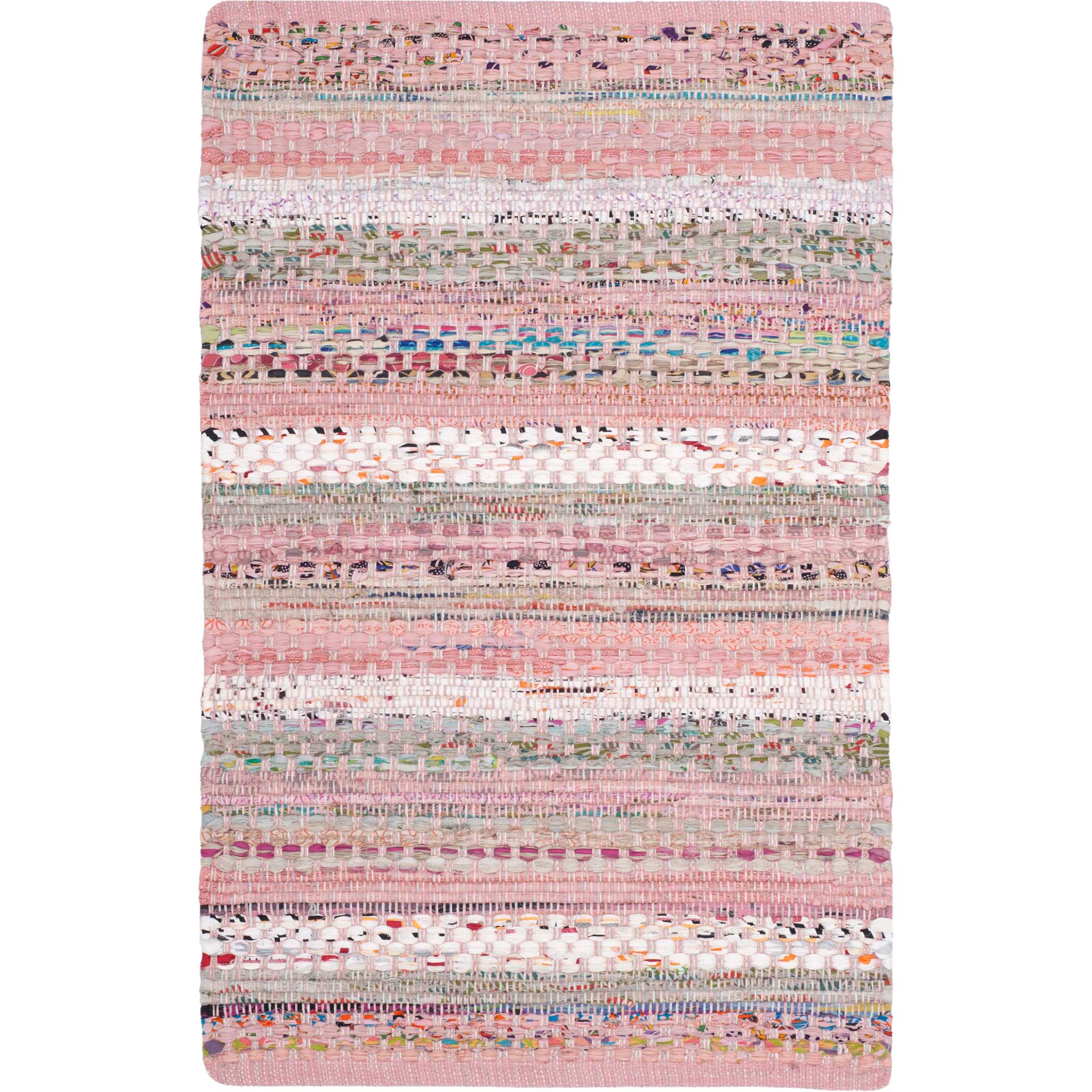 Montauk Stripe Pink/Multi Area Rug - Image 4