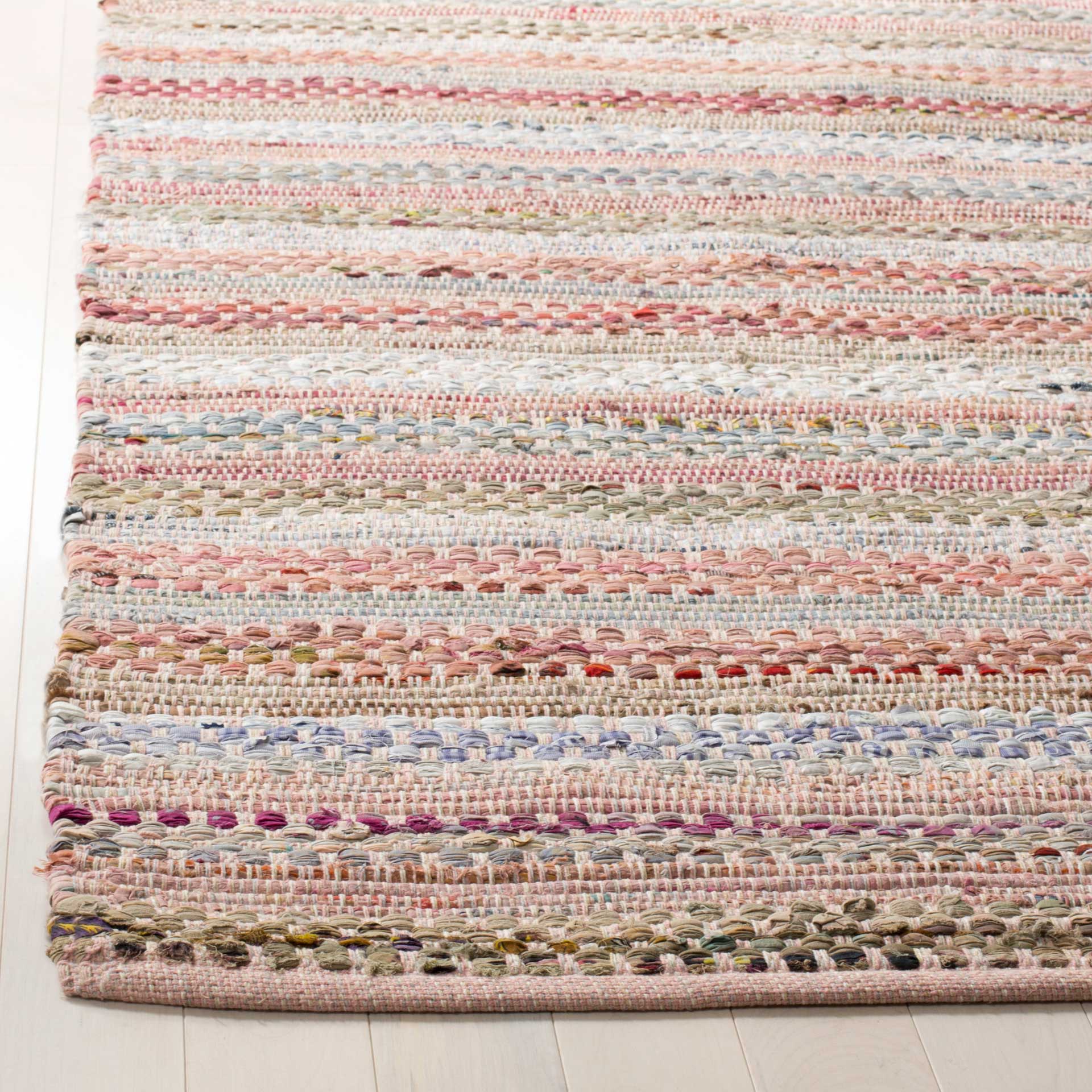 Montauk Stripe Pink/Multi Area Rug - Image 5