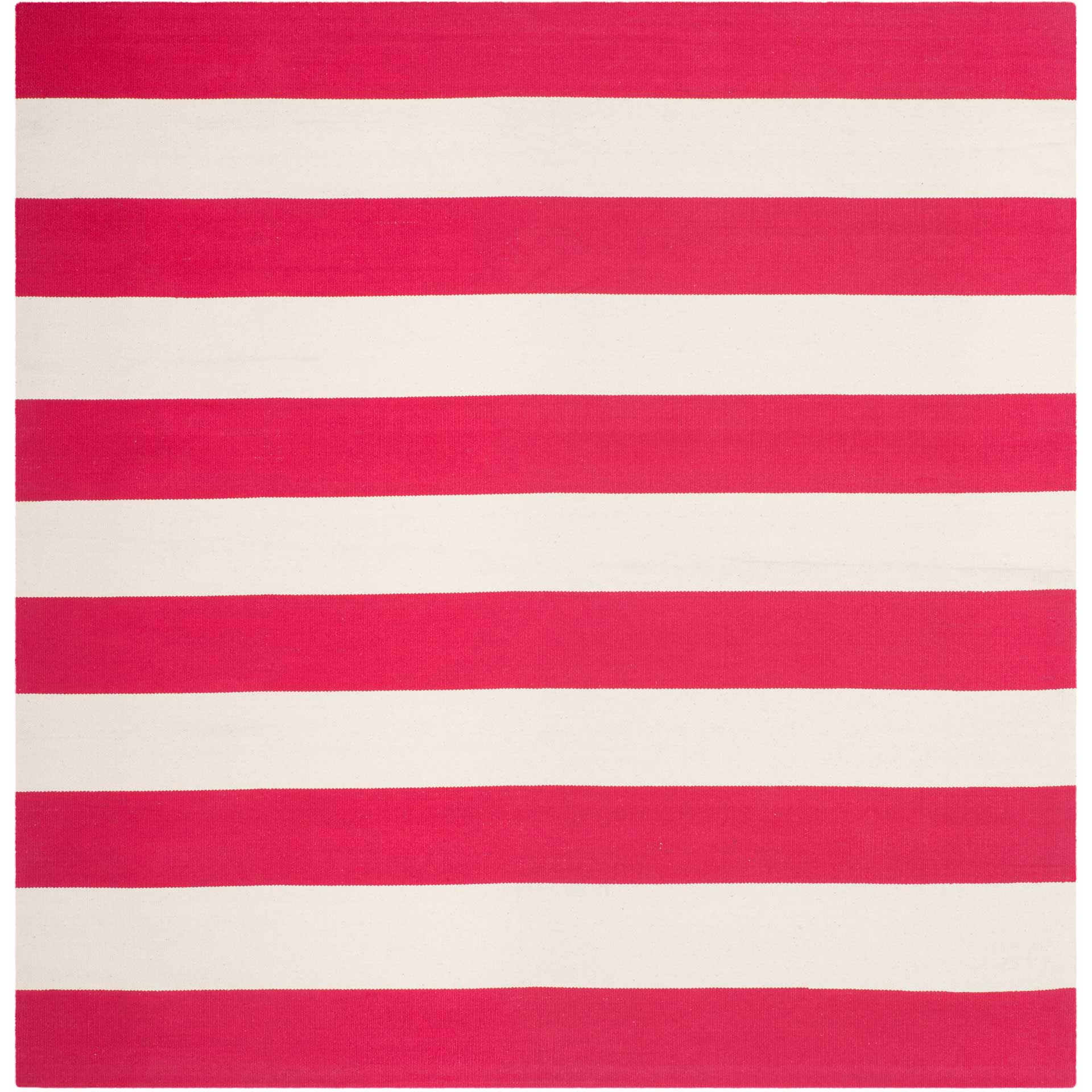 Montauk Stripe Red/Ivory Area Rug - Image 3