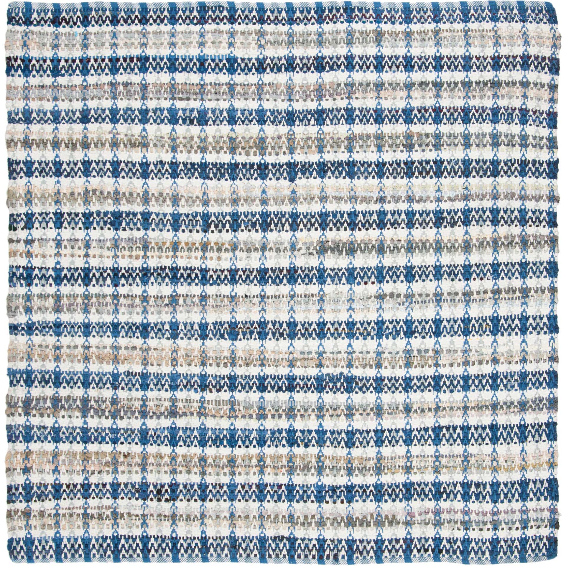 Montauk Striped Blue/Multi Area Rug - Image 2