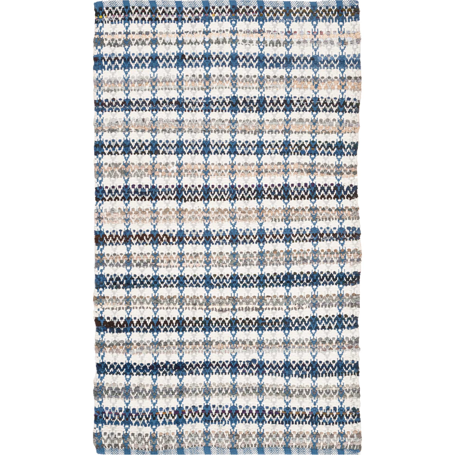 Montauk Striped Blue/Multi Area Rug - Image 3