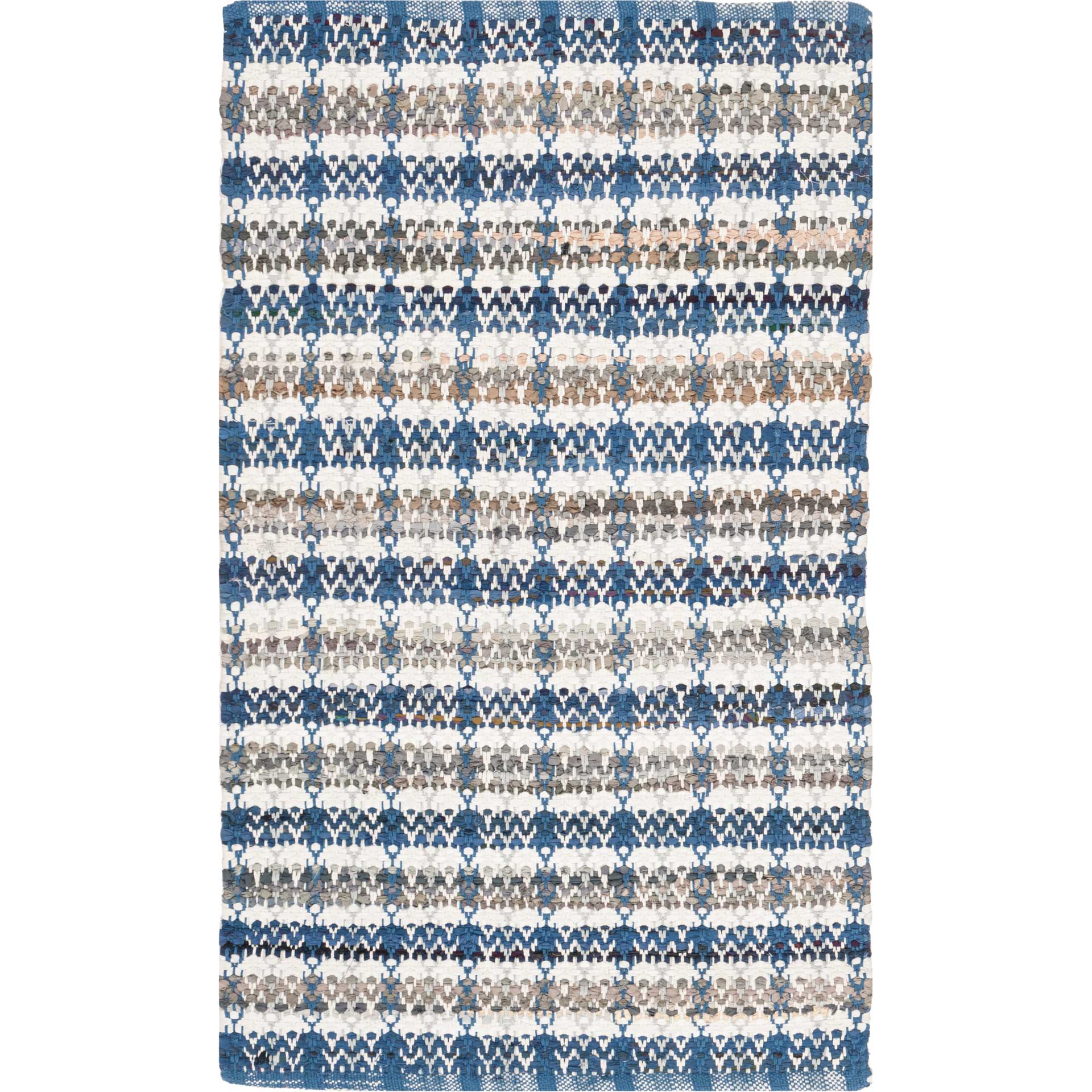 Montauk Striped Blue/Multi Area Rug - Image 4