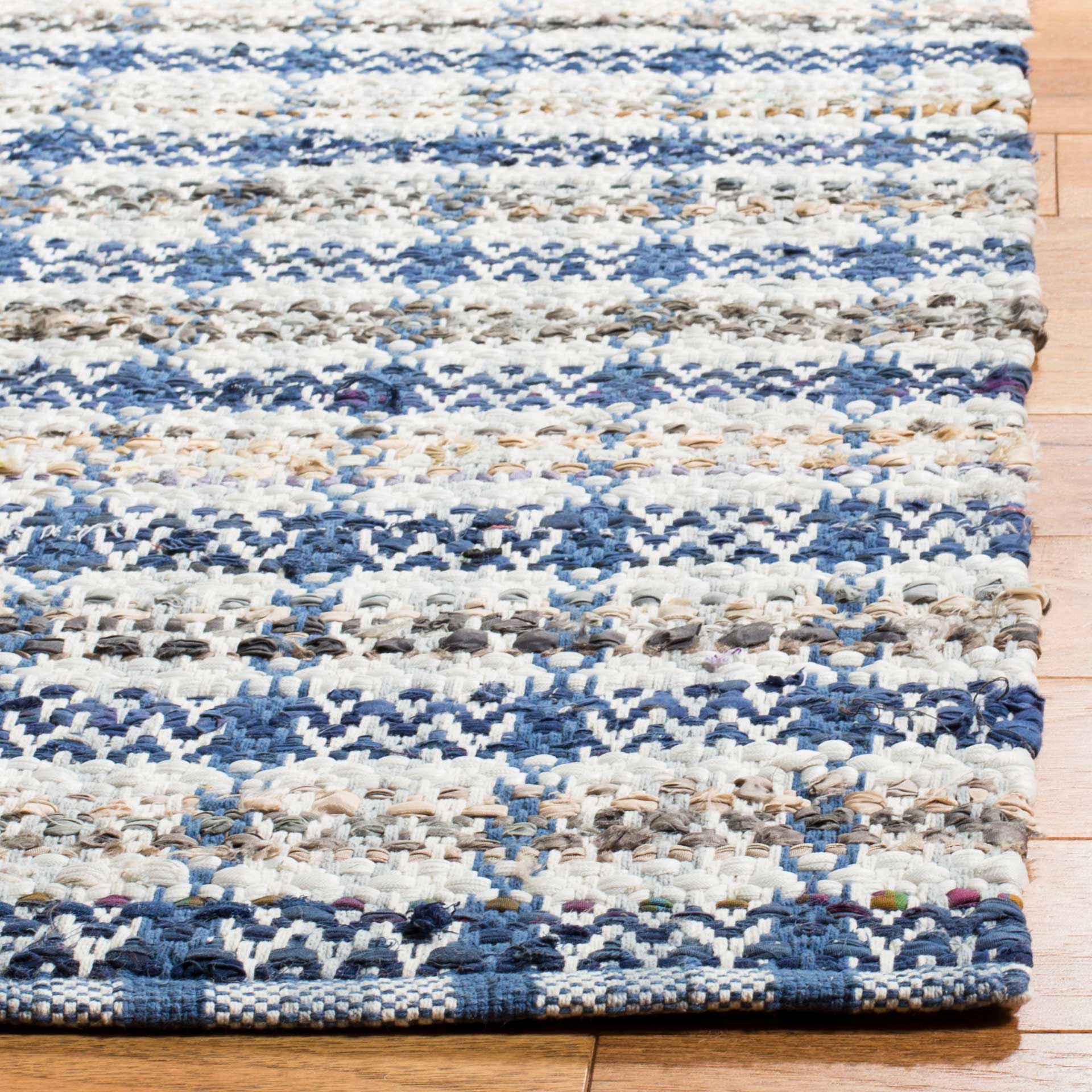 Montauk Striped Blue/Multi Area Rug - Image 5