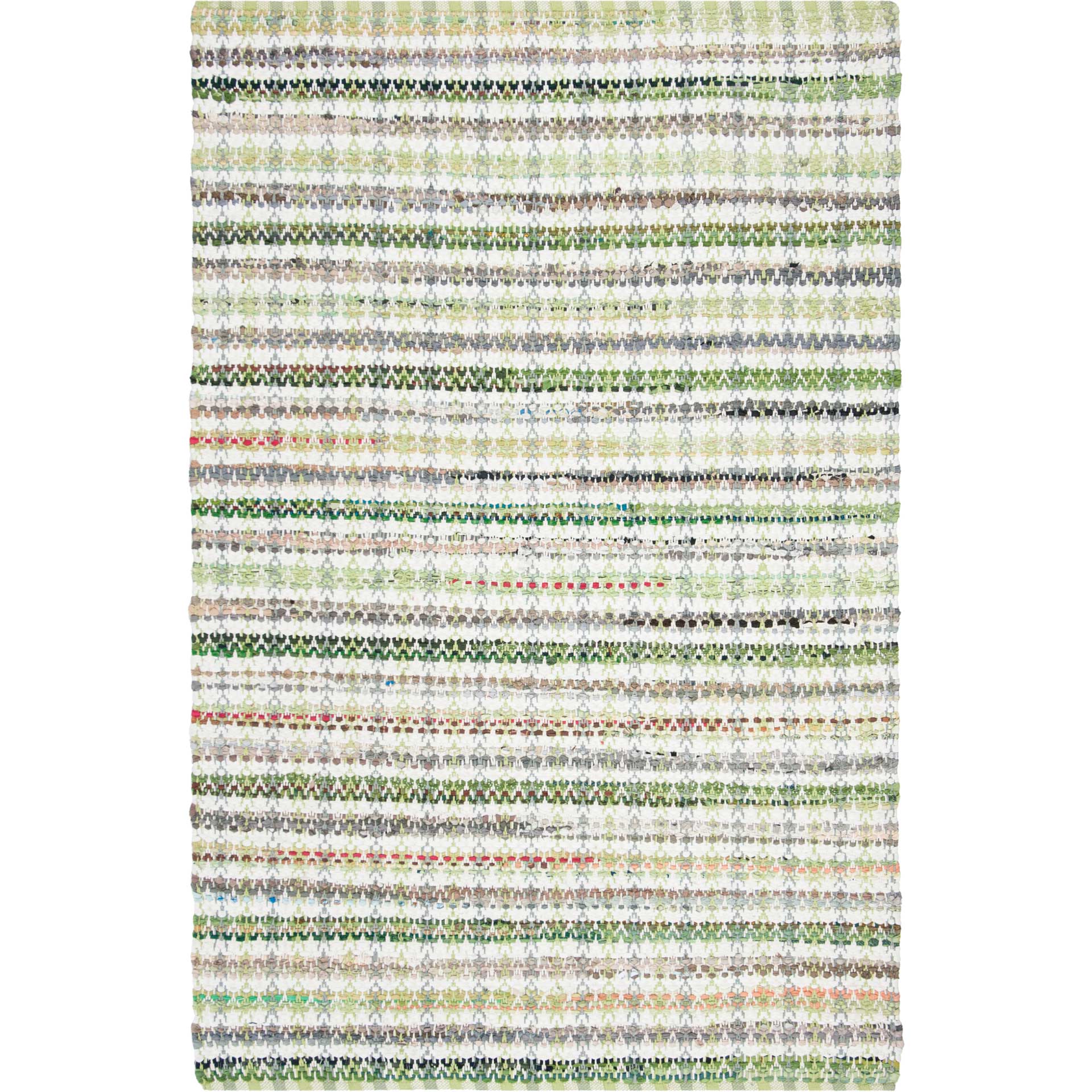 Montauk Striped Green/Multi Area Rug - Image 3