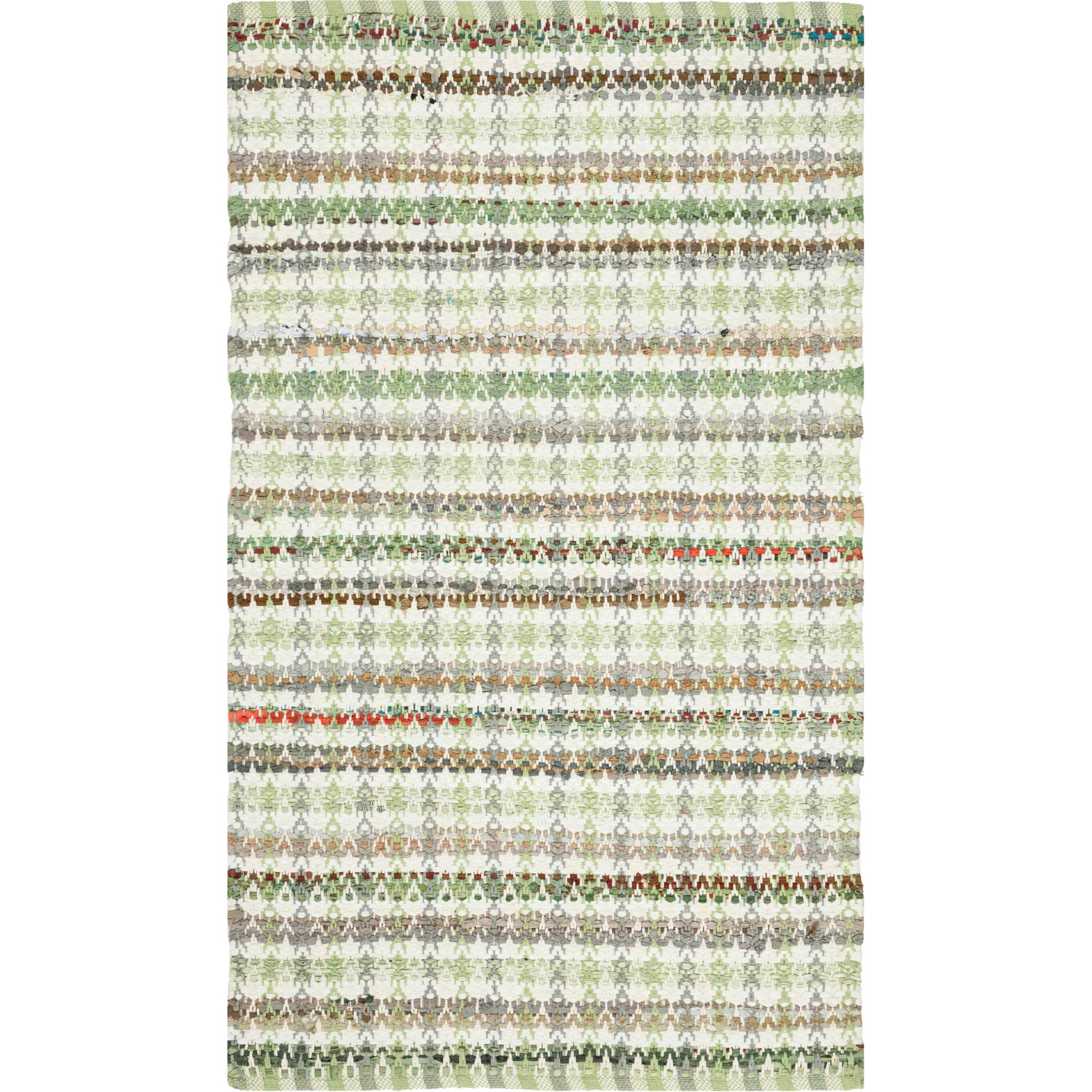 Montauk Striped Green/Multi Area Rug - Image 4