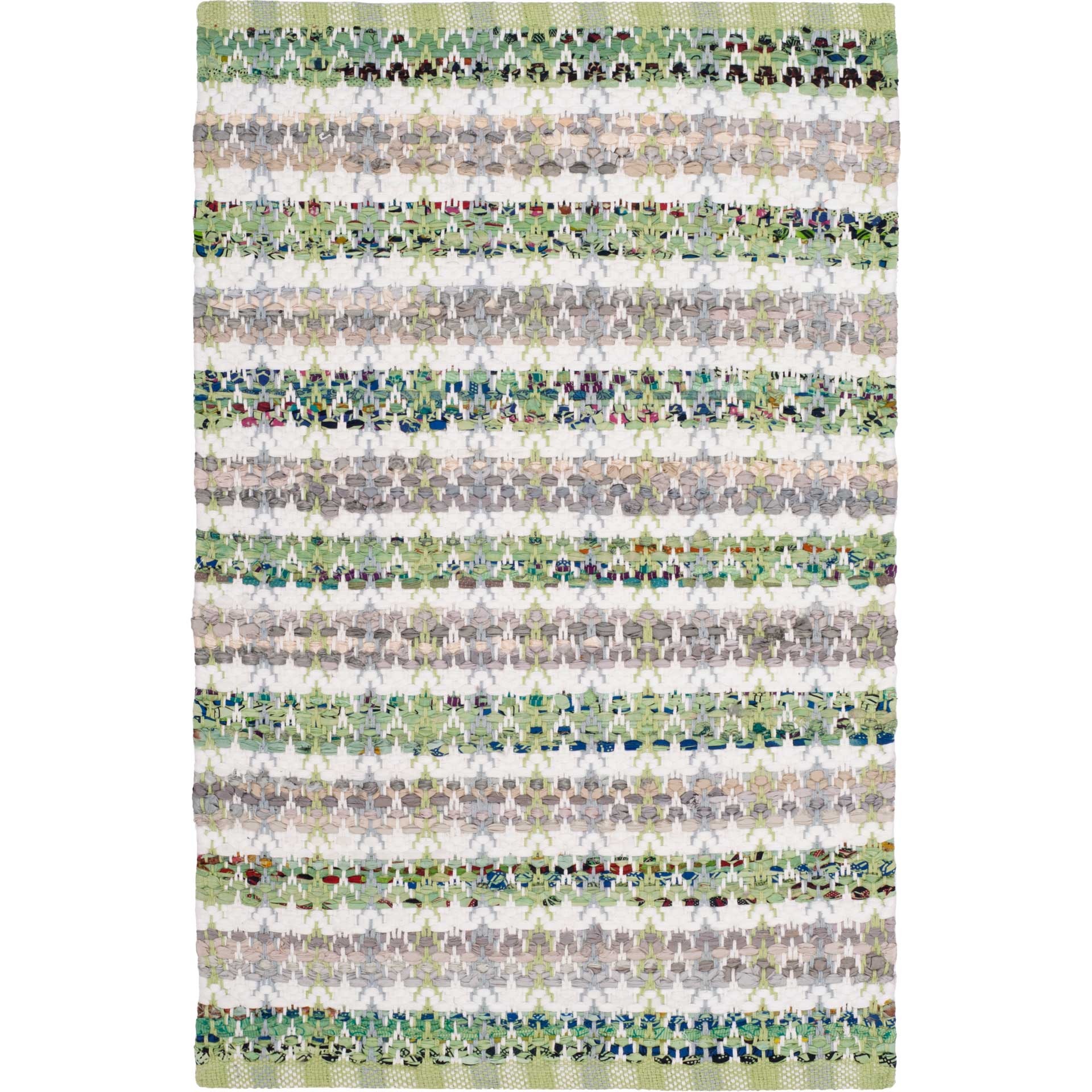 Montauk Striped Green/Multi Area Rug - Image 5