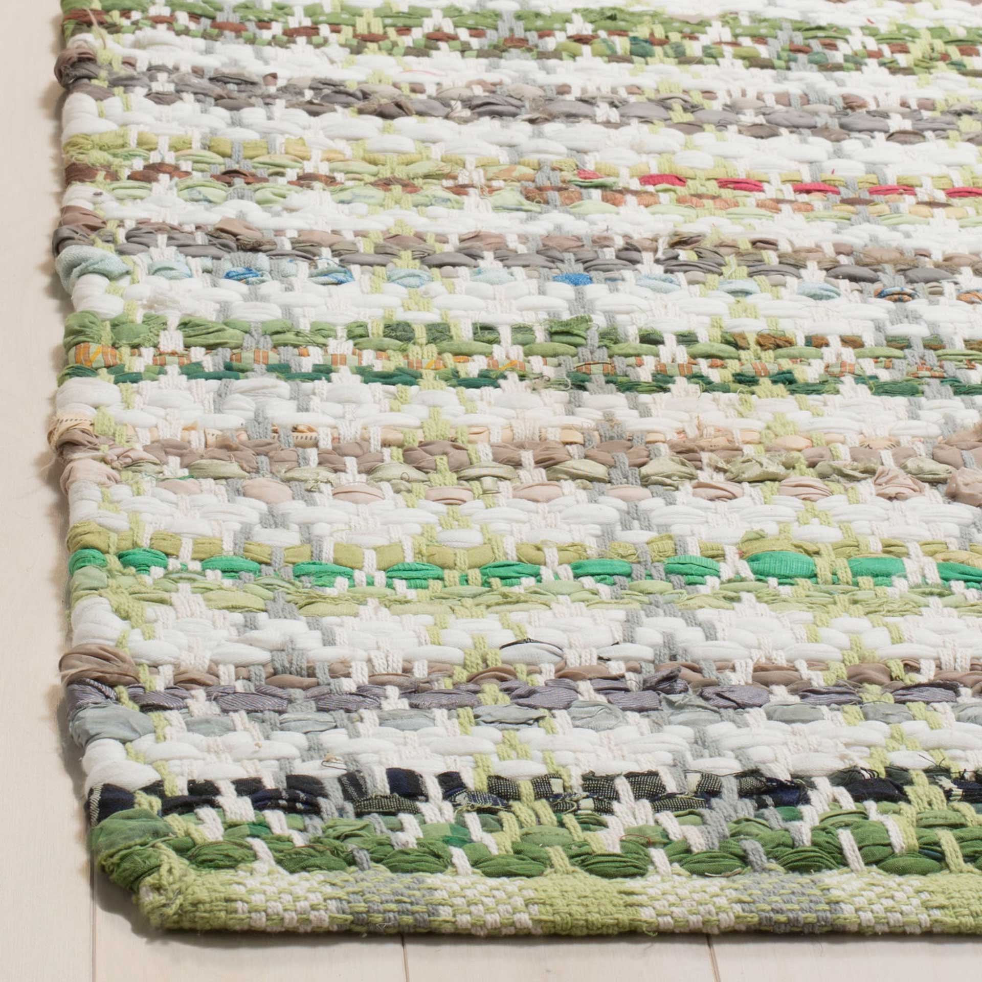Montauk Striped Green/Multi Area Rug - Image 6