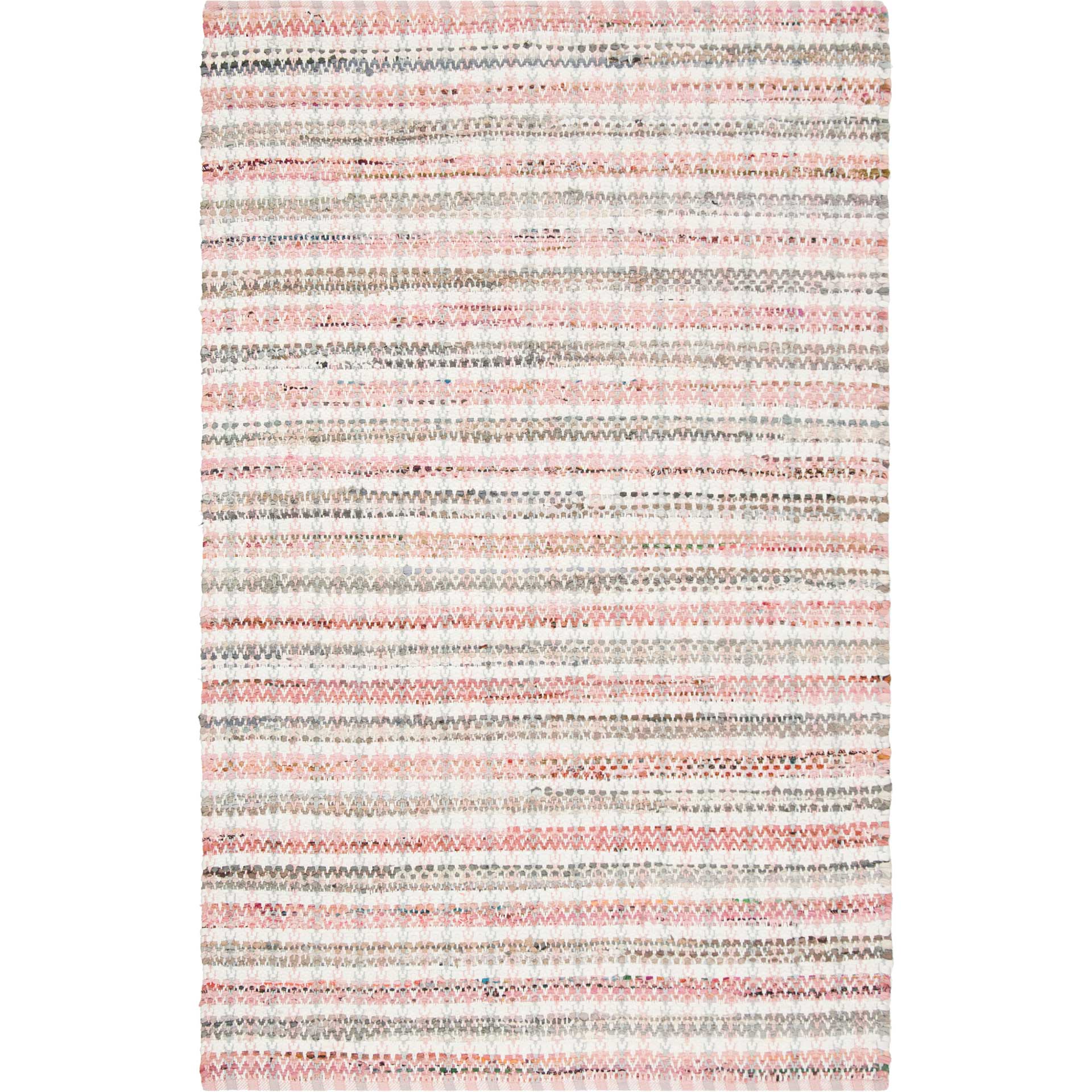 Montauk Striped Pink/Multi Area Rug - Image 3