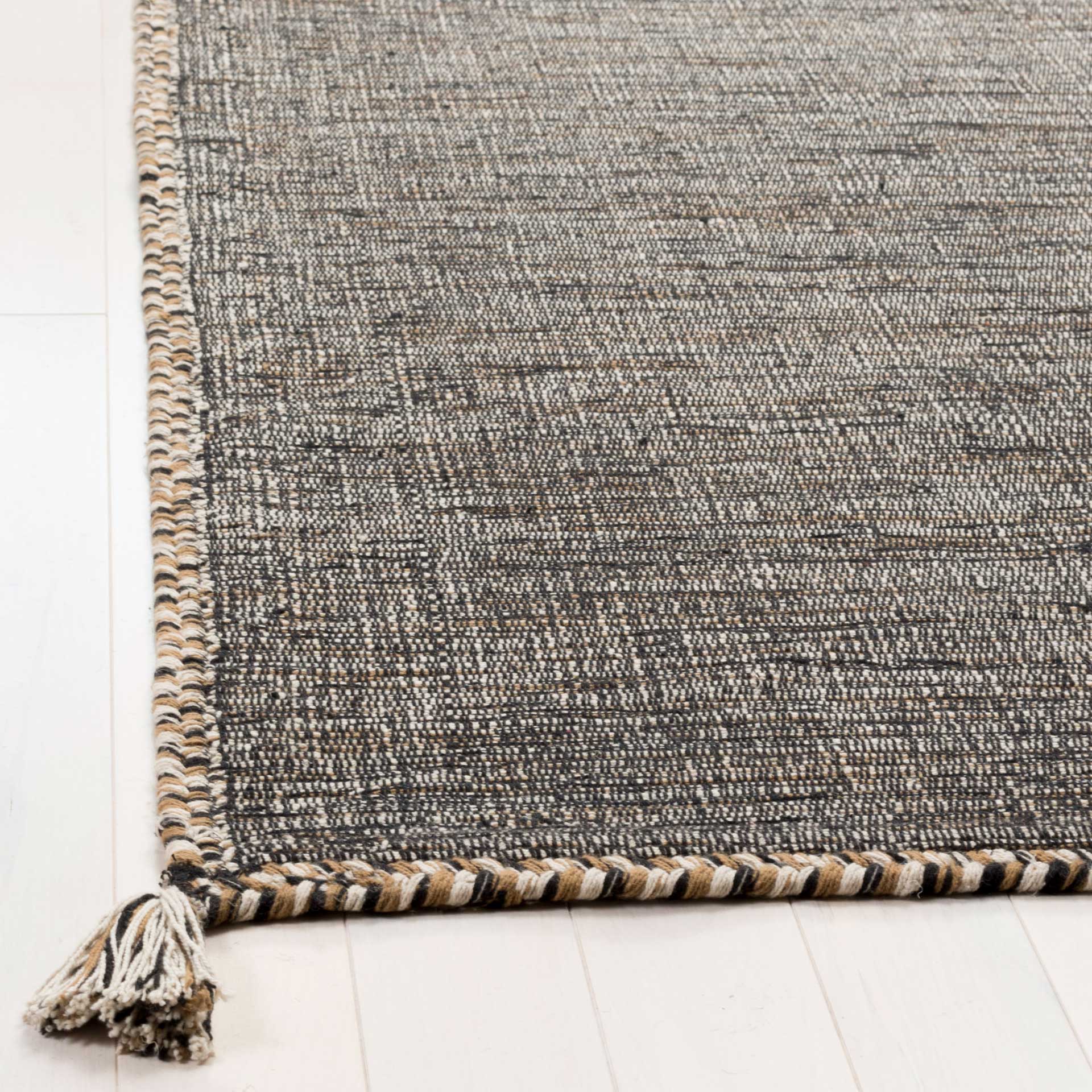 Montauk Washed Beige/Black Area Rug - Image 4