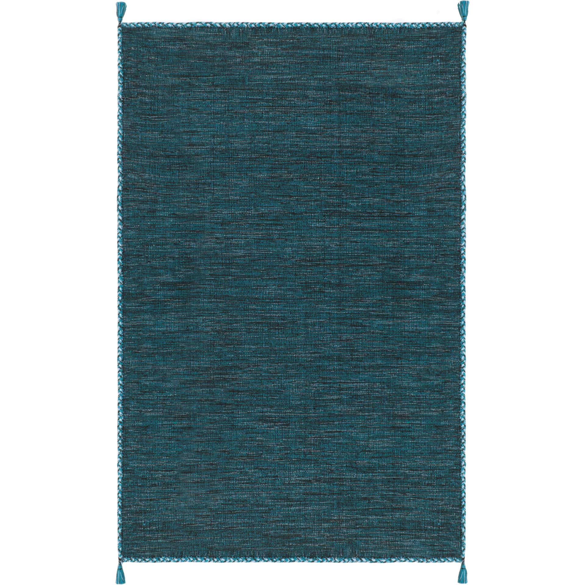 Montauk Washed Blue/Black Area Rug - Image 2