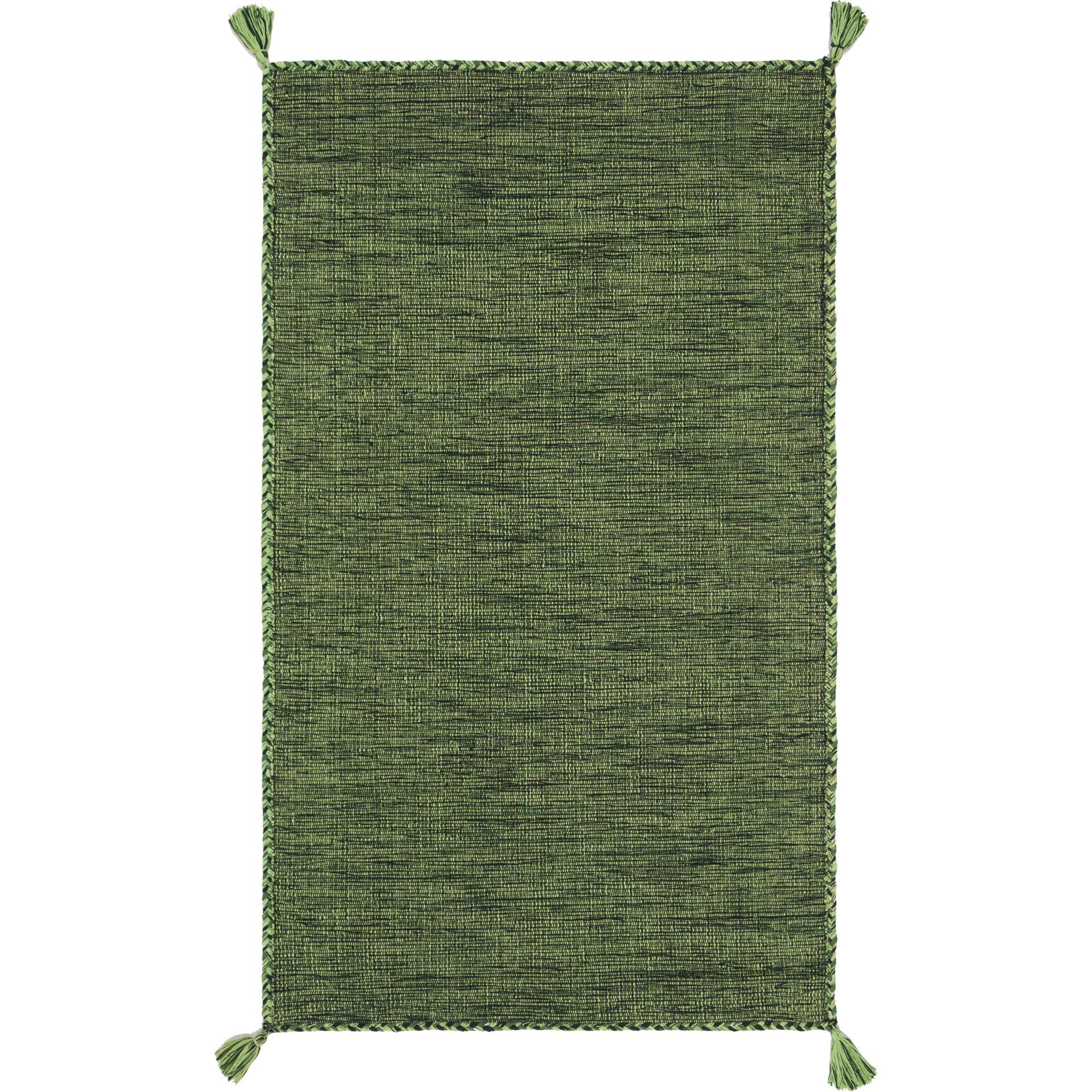 Montauk Washed Green/Black Area Rug - Image 3