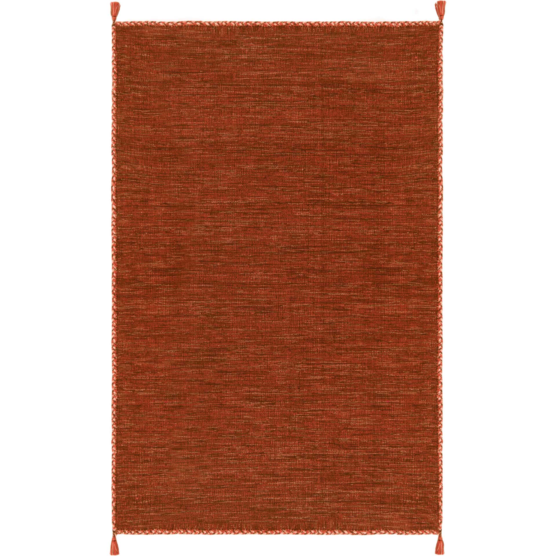 Montauk Washed Orange/Black Area Rug - Image 2
