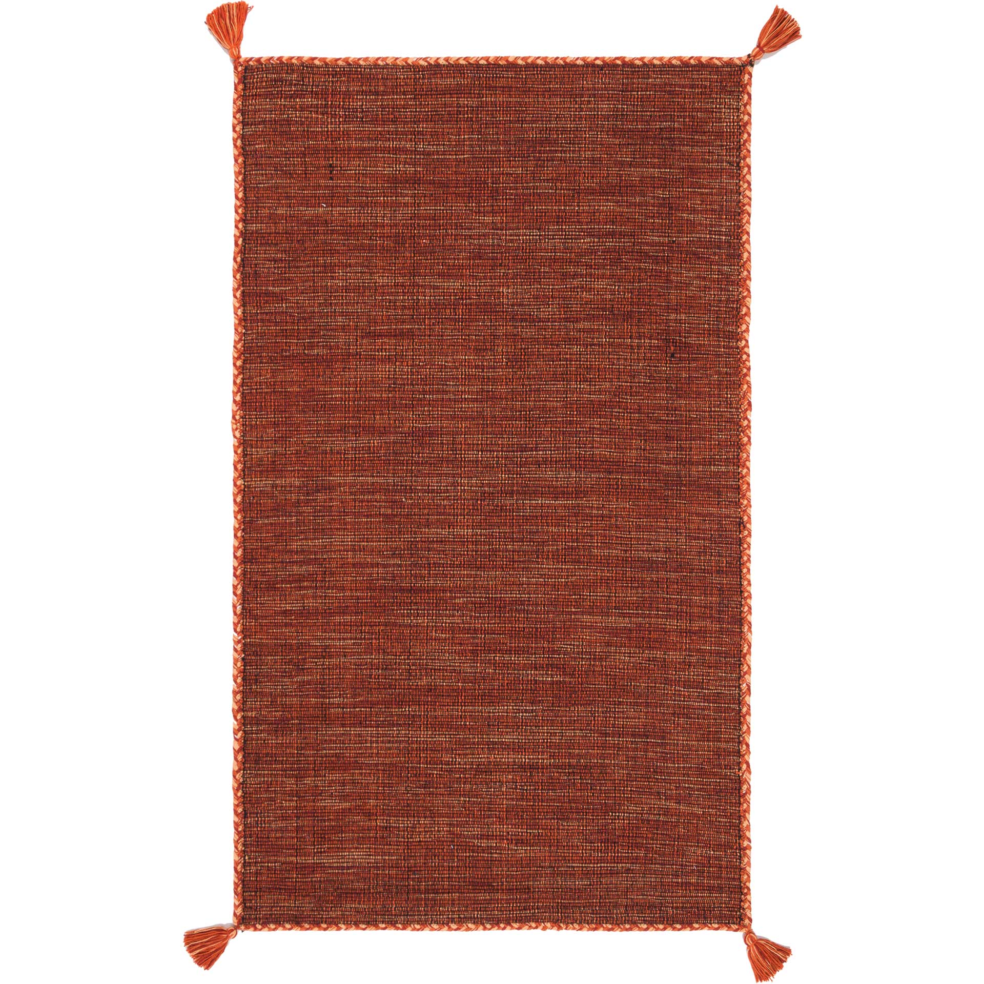 Montauk Washed Orange/Black Area Rug - Image 3