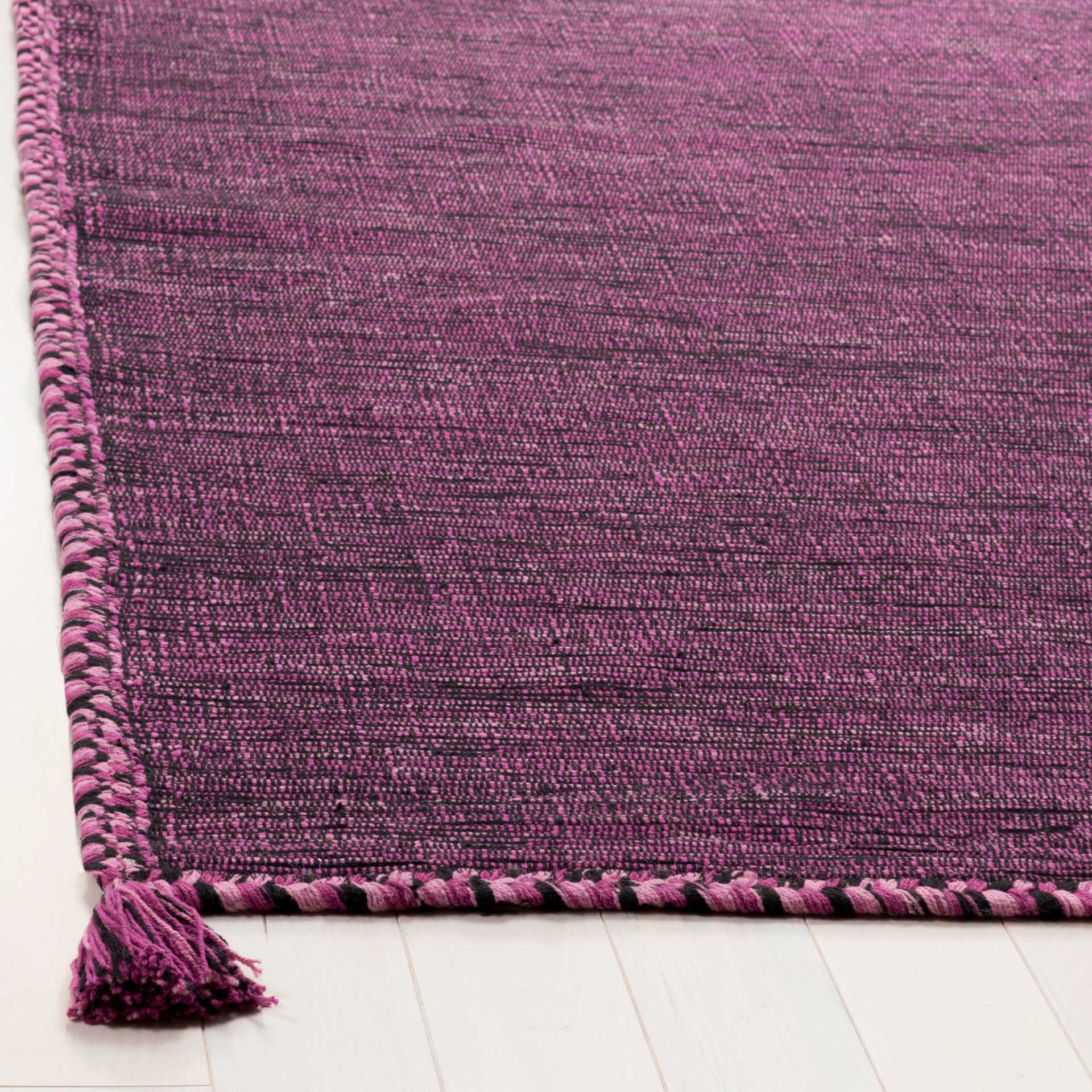 Montauk Washed Purple/Black Area Rug - Image 4