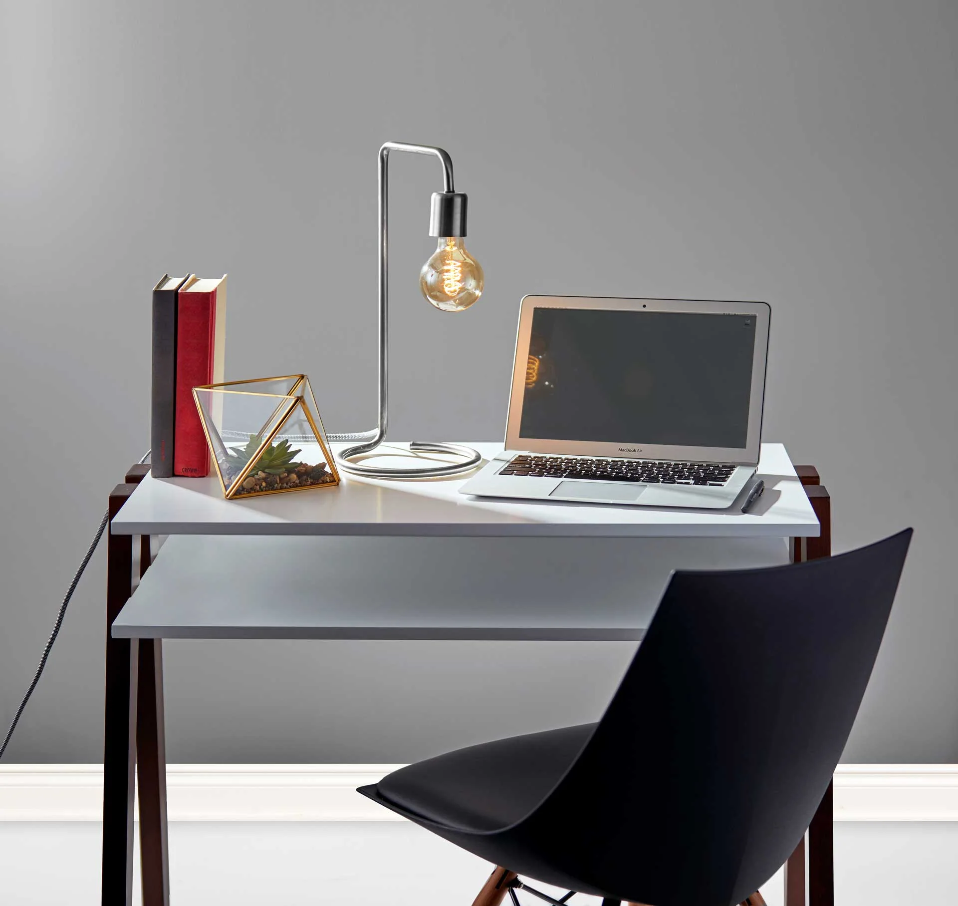 Montgeron Desk Lamp Brushed Steel - Image 3