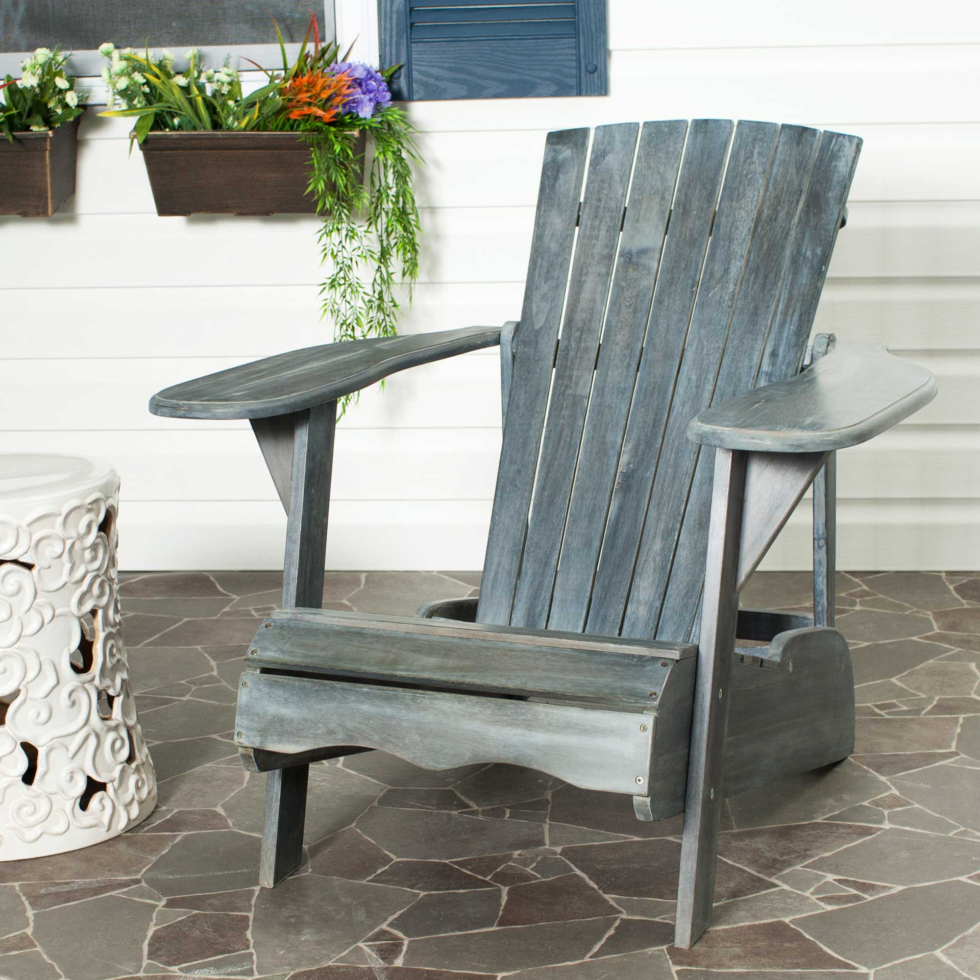 Montrelle Acacia Chair Ash Gray - Image 4