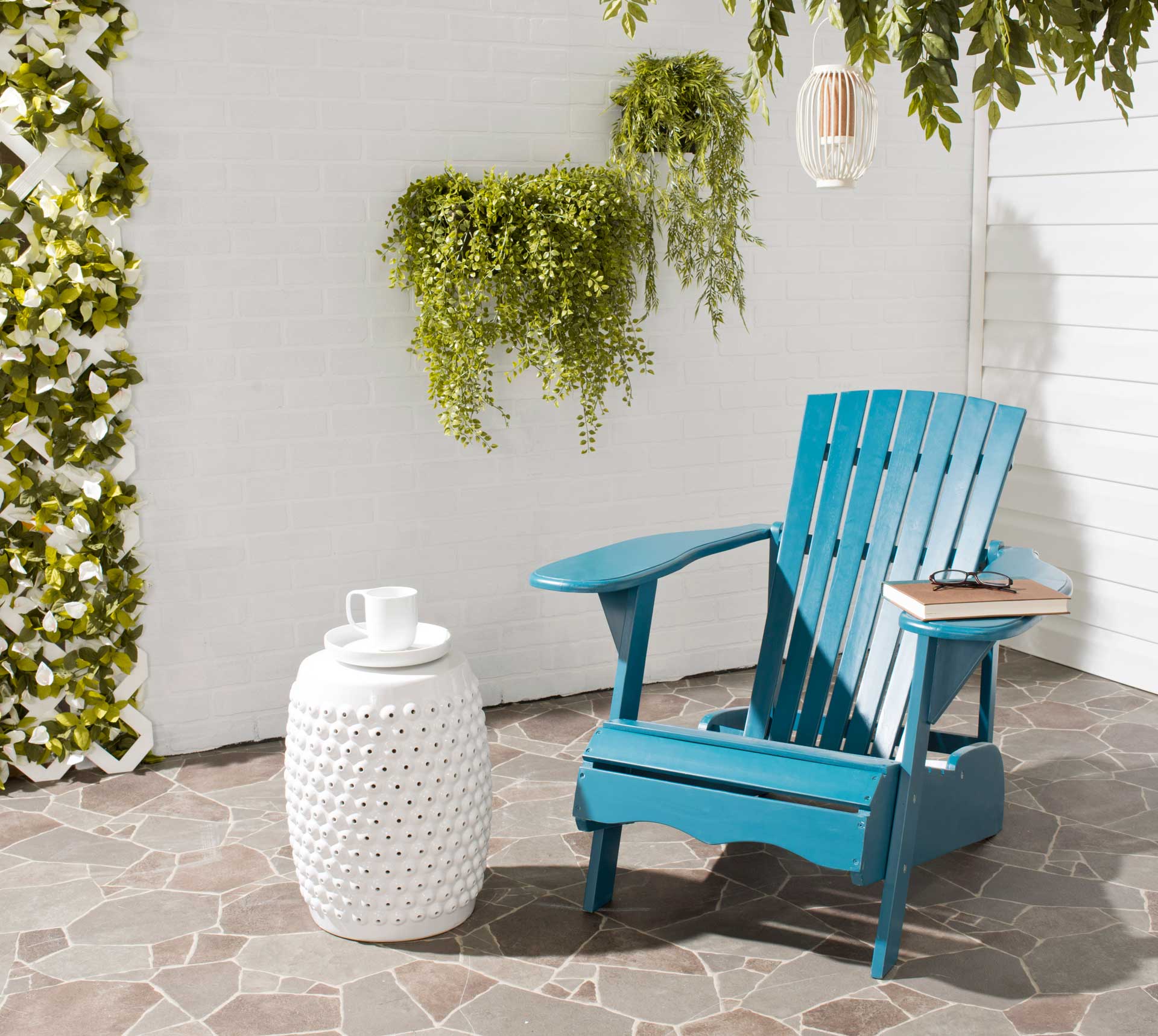 Montrelle Acacia Chair Teal - Image 4