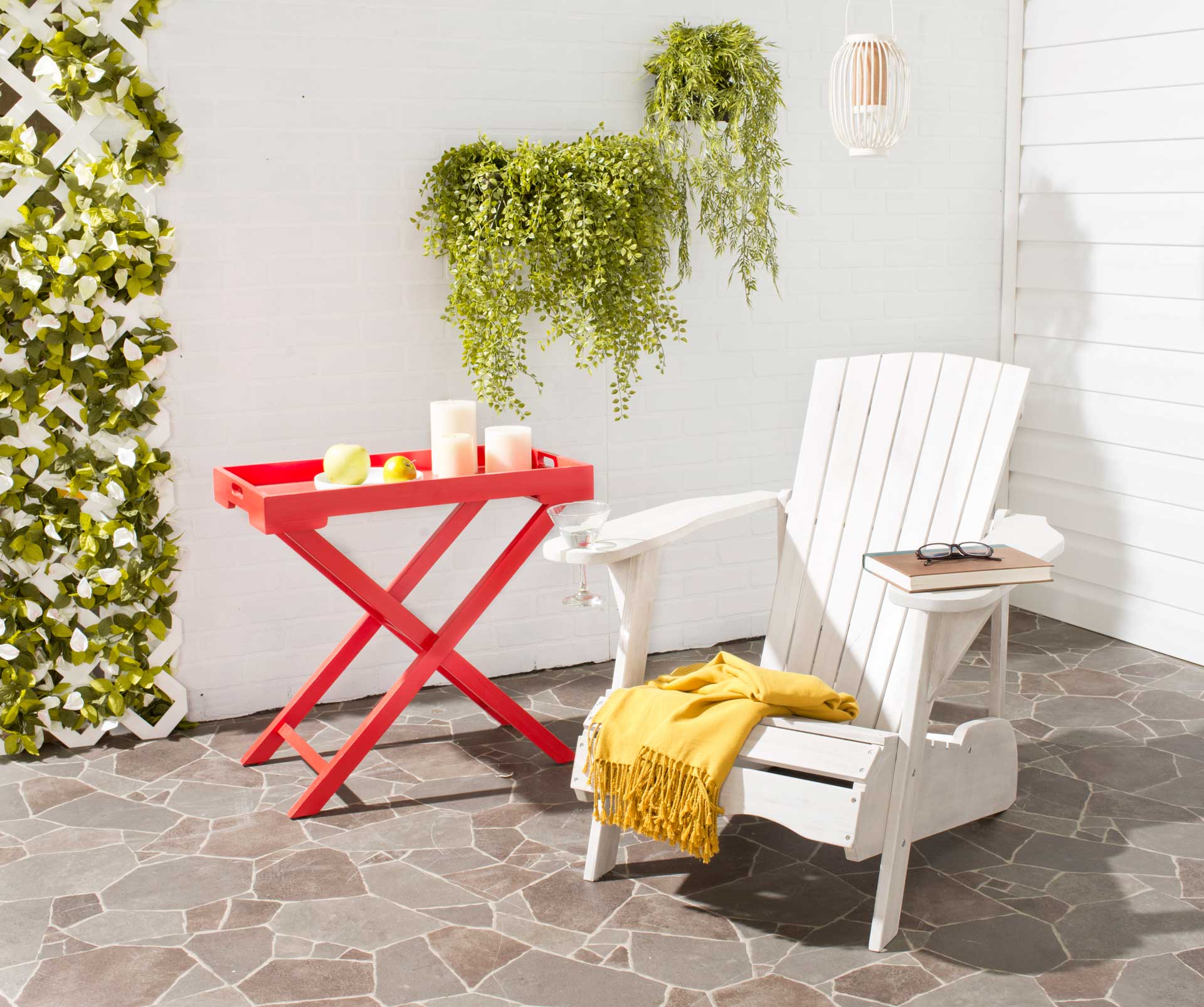 Montrelle Acacia Chair White - Image 4