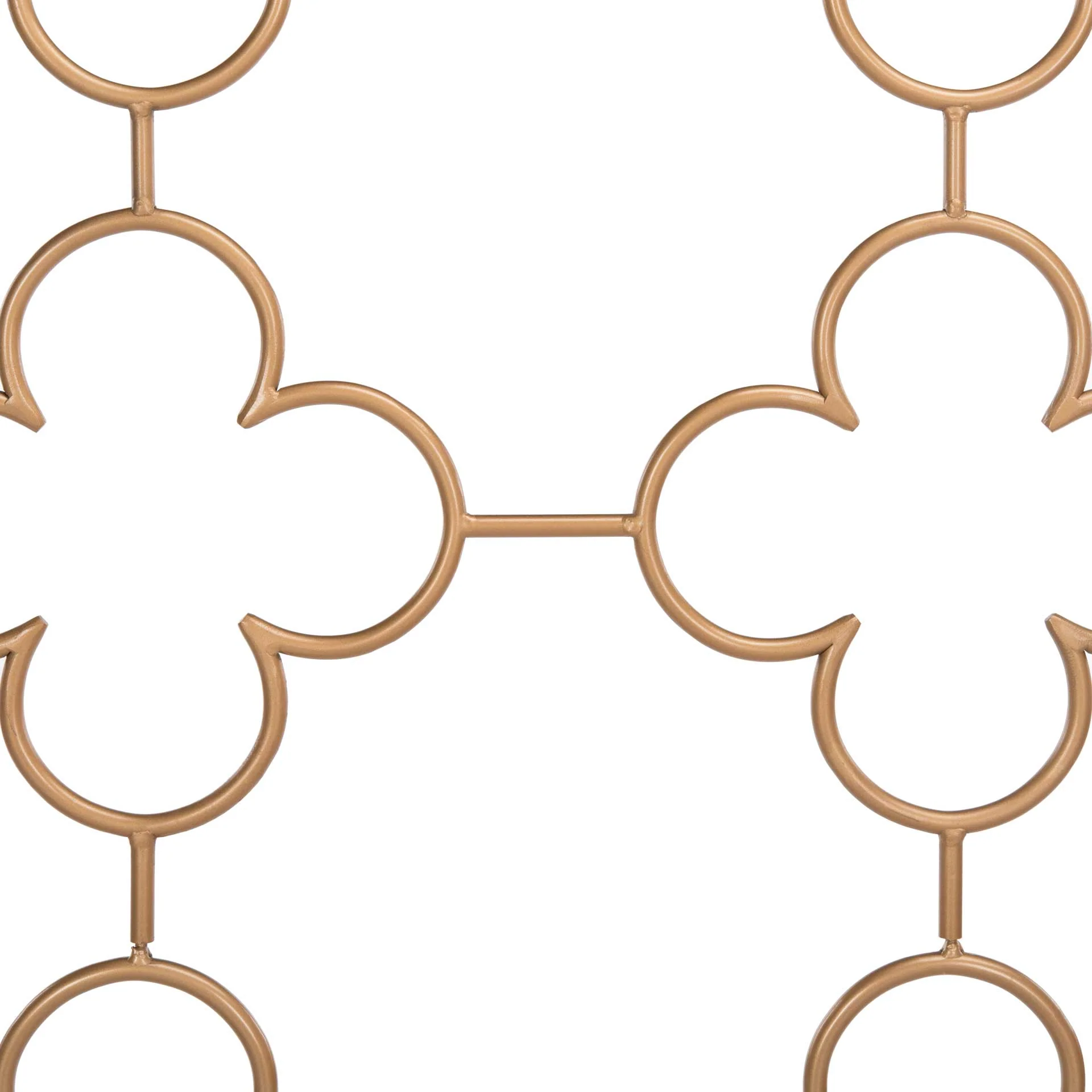 Moon Lattice Metal Bed Antique Gold - Image 4