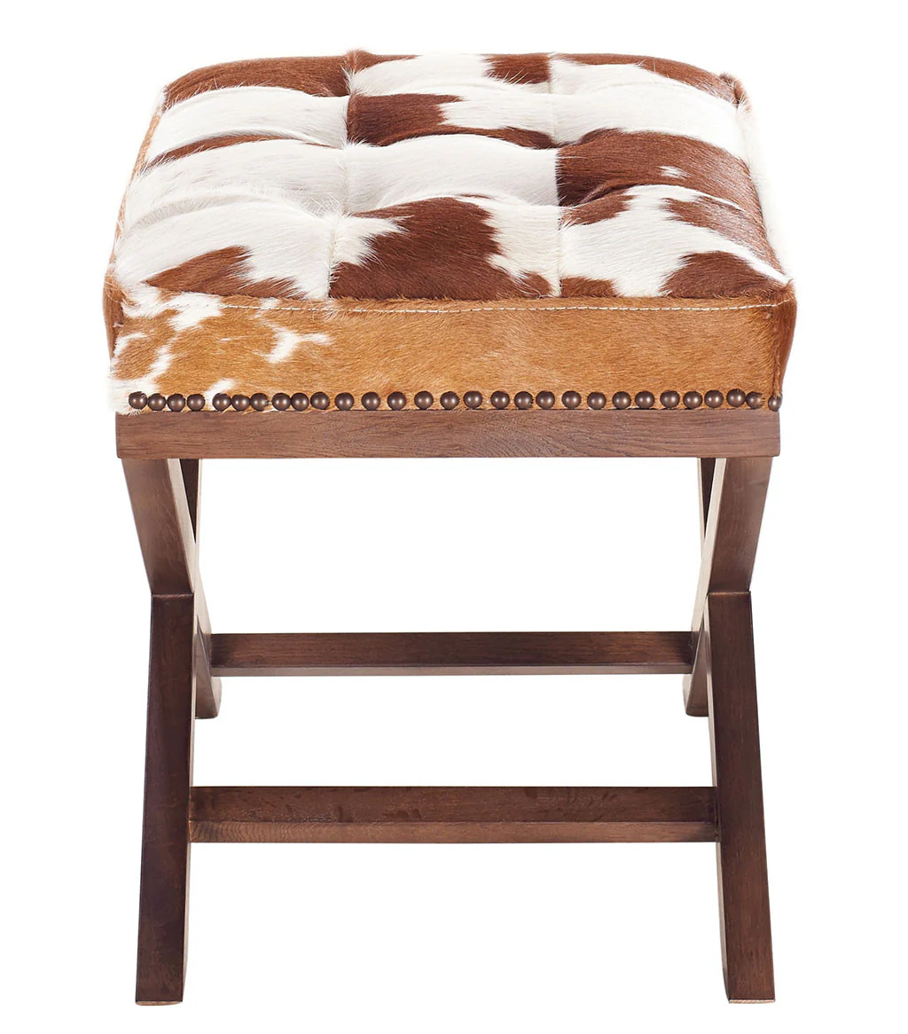 Morning X Genuine Cowhide Ottoman - Image 4