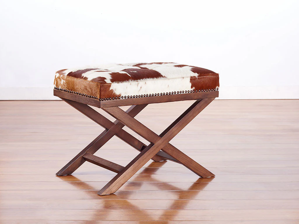Morning X Genuine Cowhide Ottoman - Image 5