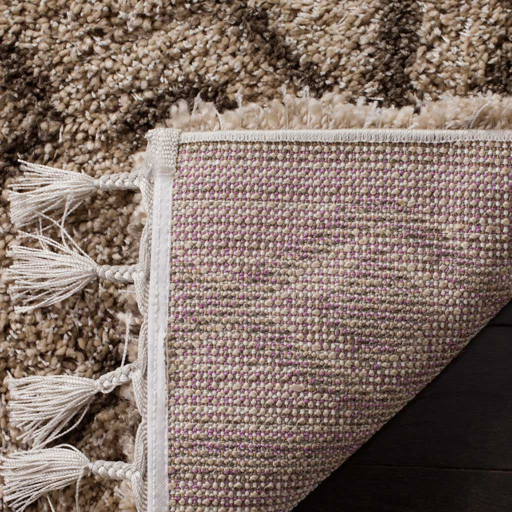 Moroccan Fringe Shag Mushroom/Gray Area Rug - Image 6
