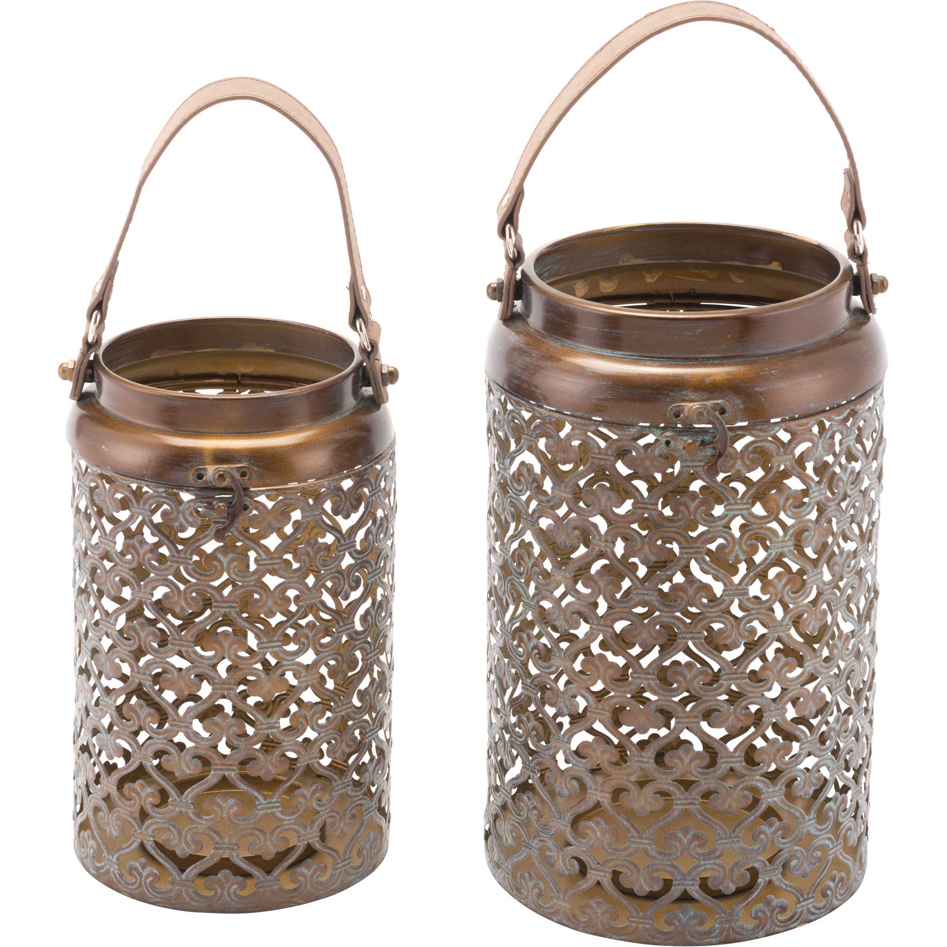 Moroccan Lantern Distressed Copper - Image 3