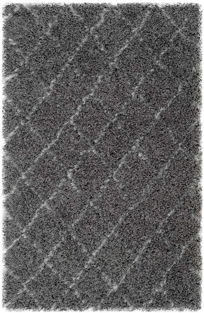 Moroccan Shag Gray/Ivory Area Rug - Image 4