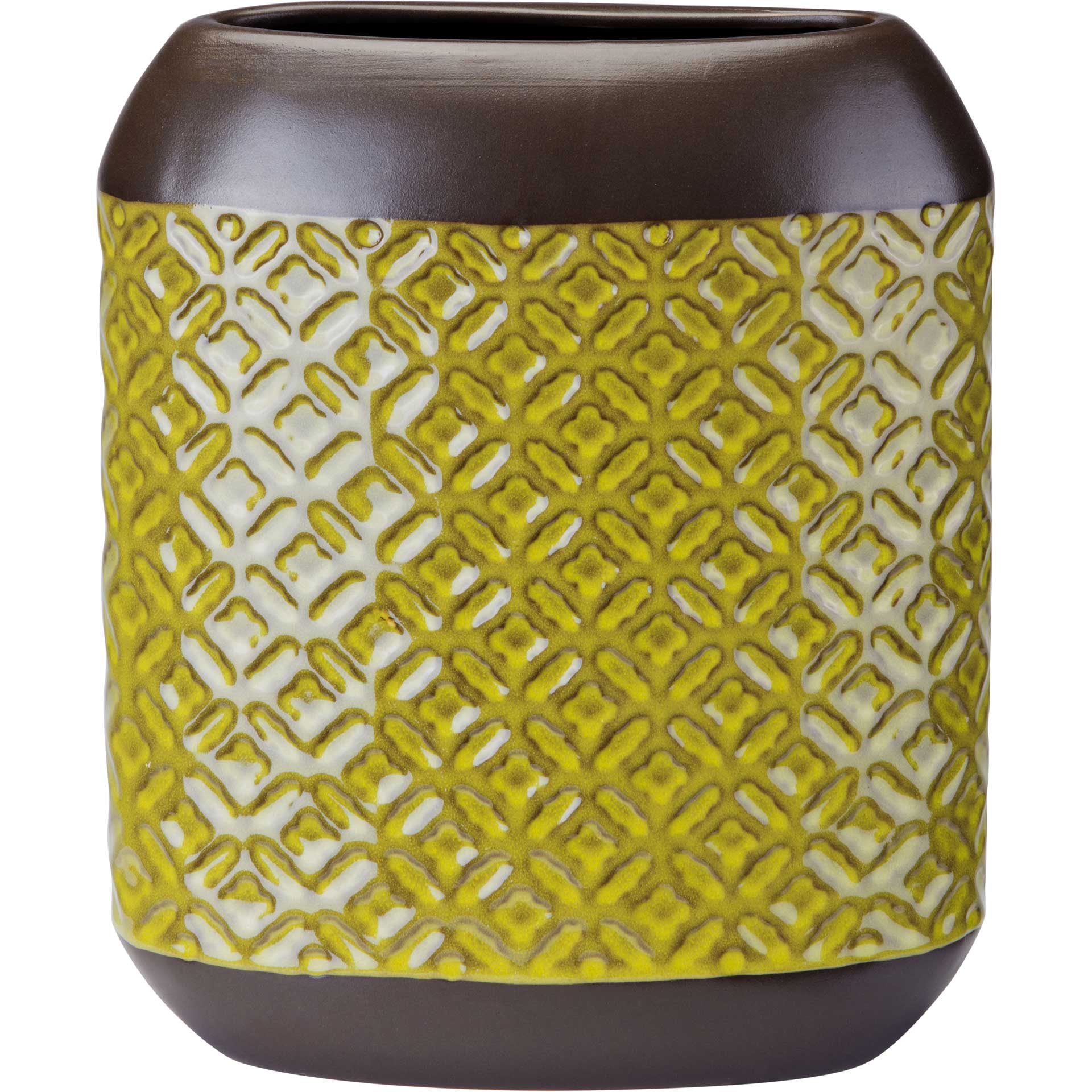 Moroccan Square Planter Olive Green - Image 2