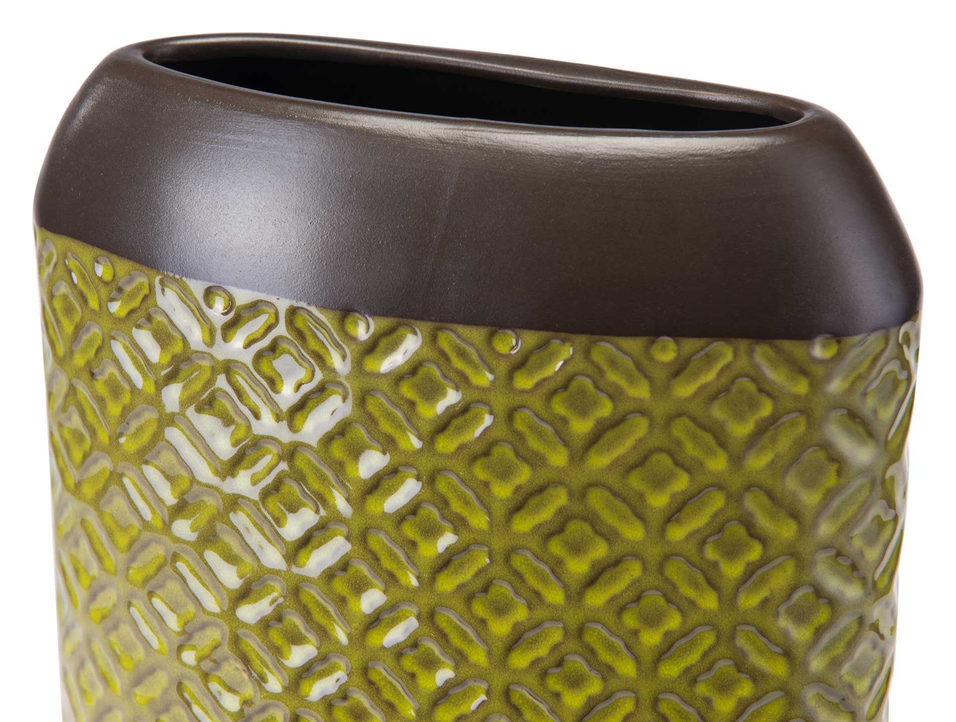 Moroccan Square Planter Olive Green - Image 3