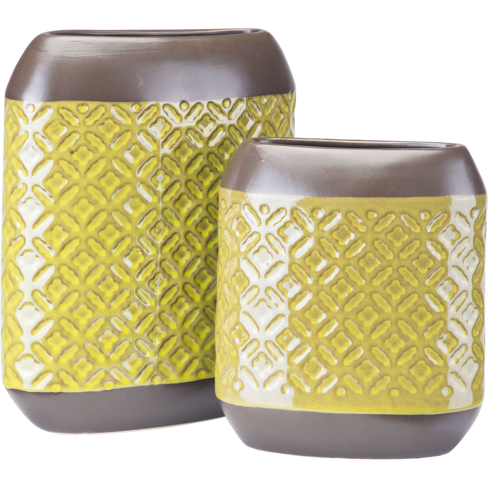 Moroccan Square Planter Olive Green - Image 7
