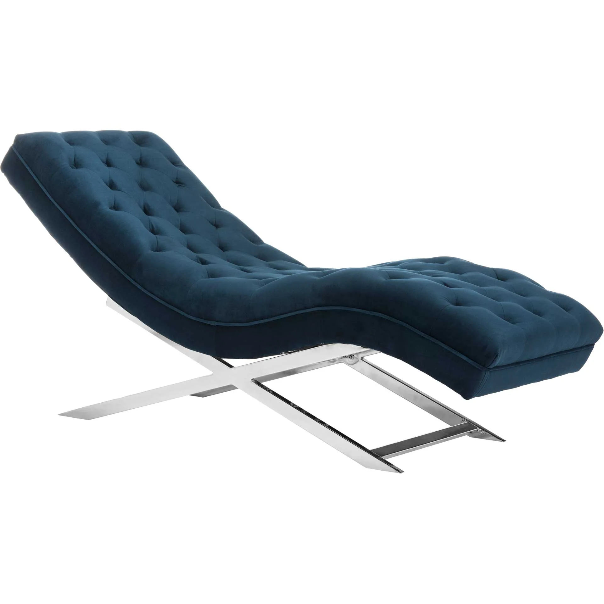 Morph Chaise With Headrest Pillow Navy - Image 3