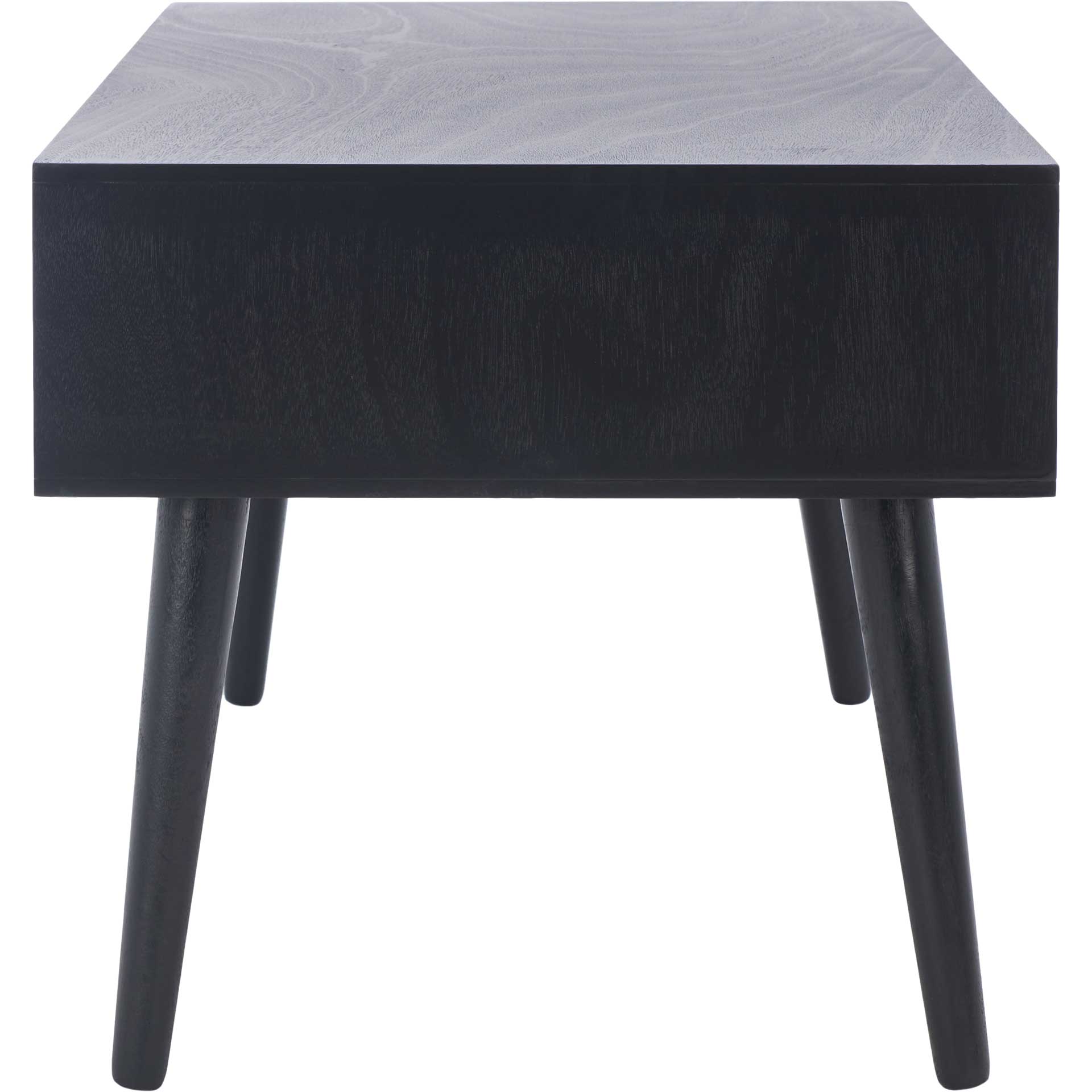 Morris 2 Drawer Coffee Table Black - Image 3