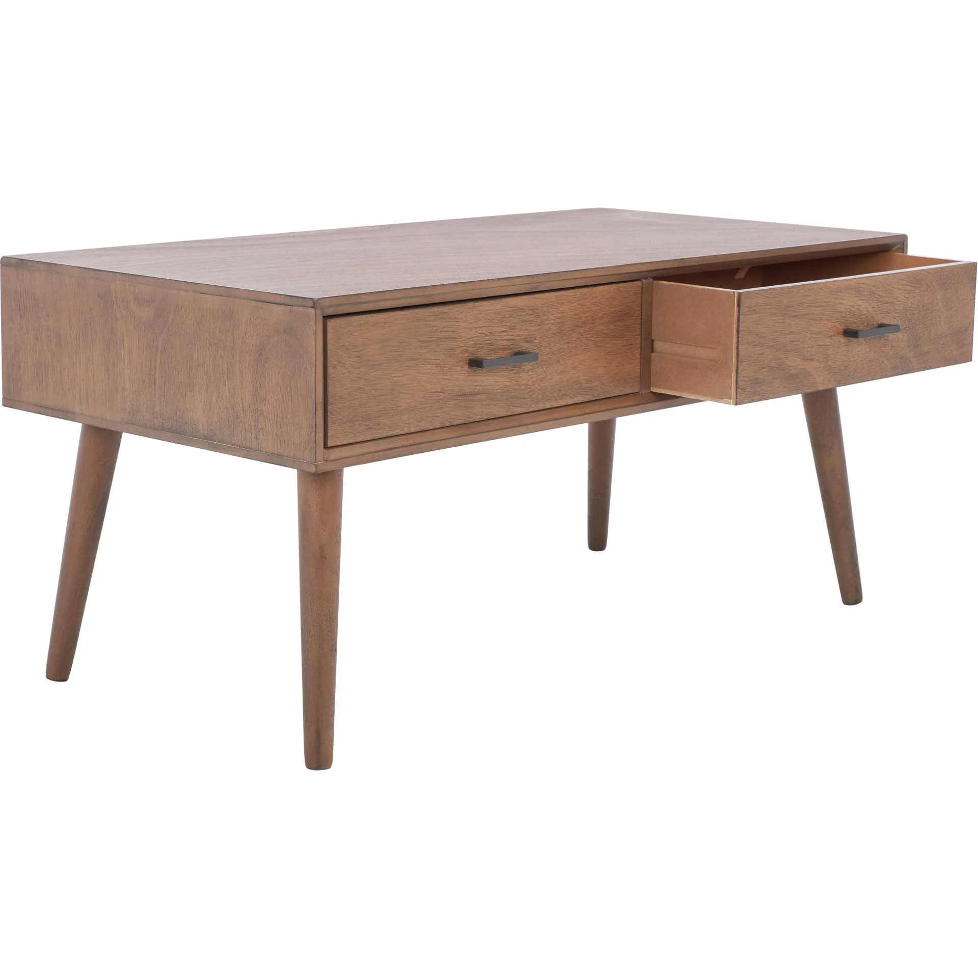 Morris 2 Drawer Coffee Table Brown - Image 2