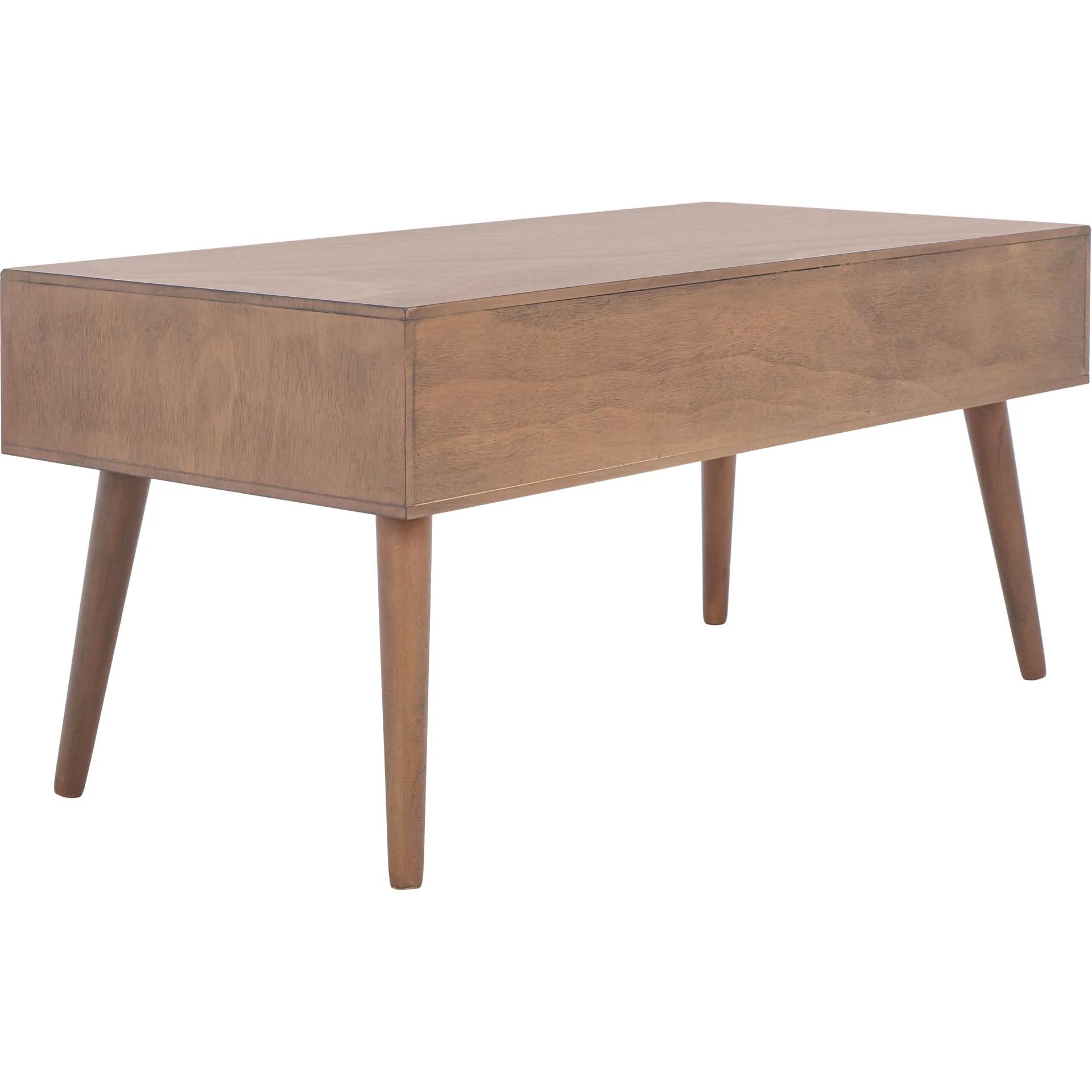 Morris 2 Drawer Coffee Table Brown - Image 4