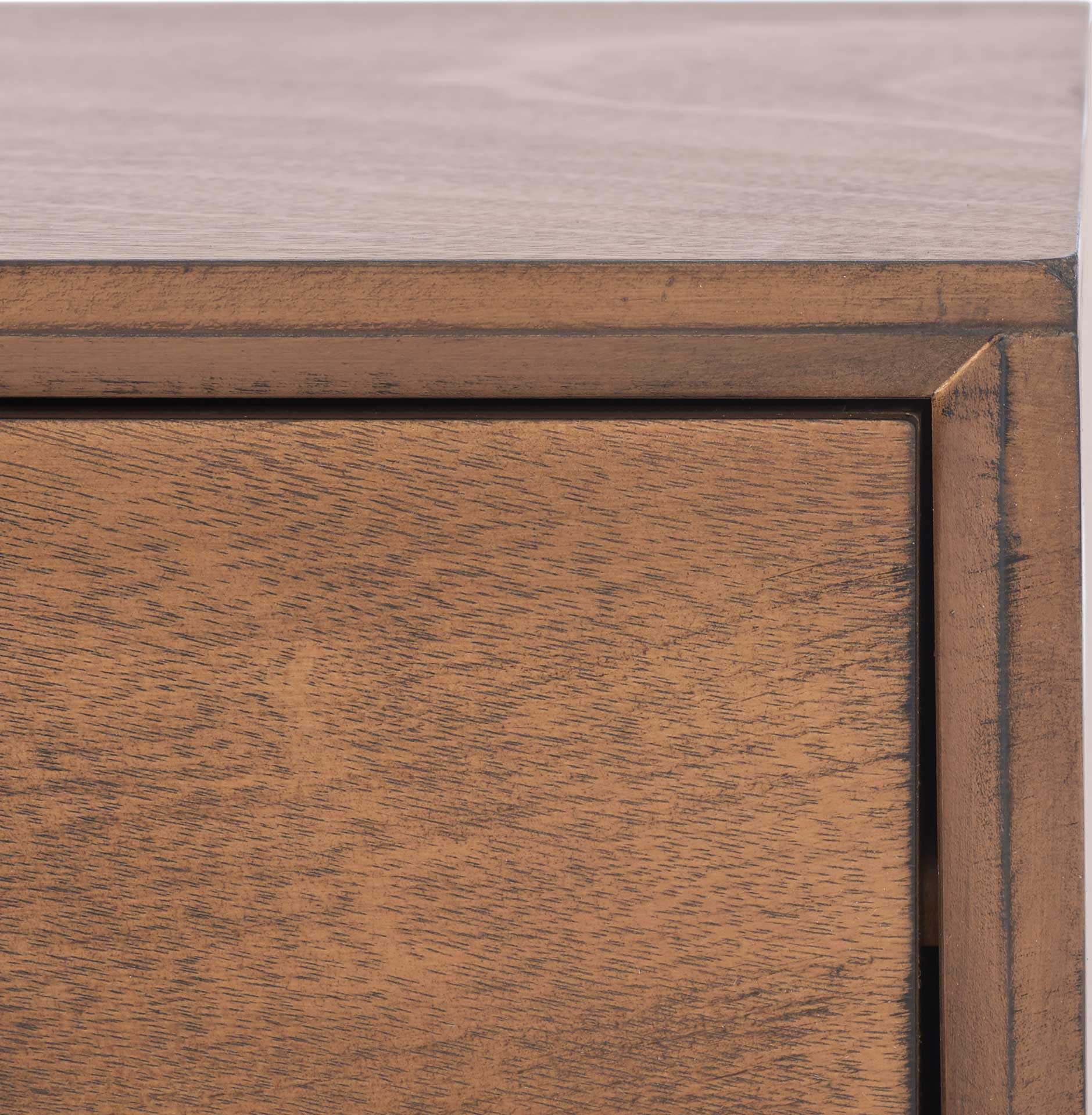 Morris 2 Drawer Coffee Table Brown - Image 5