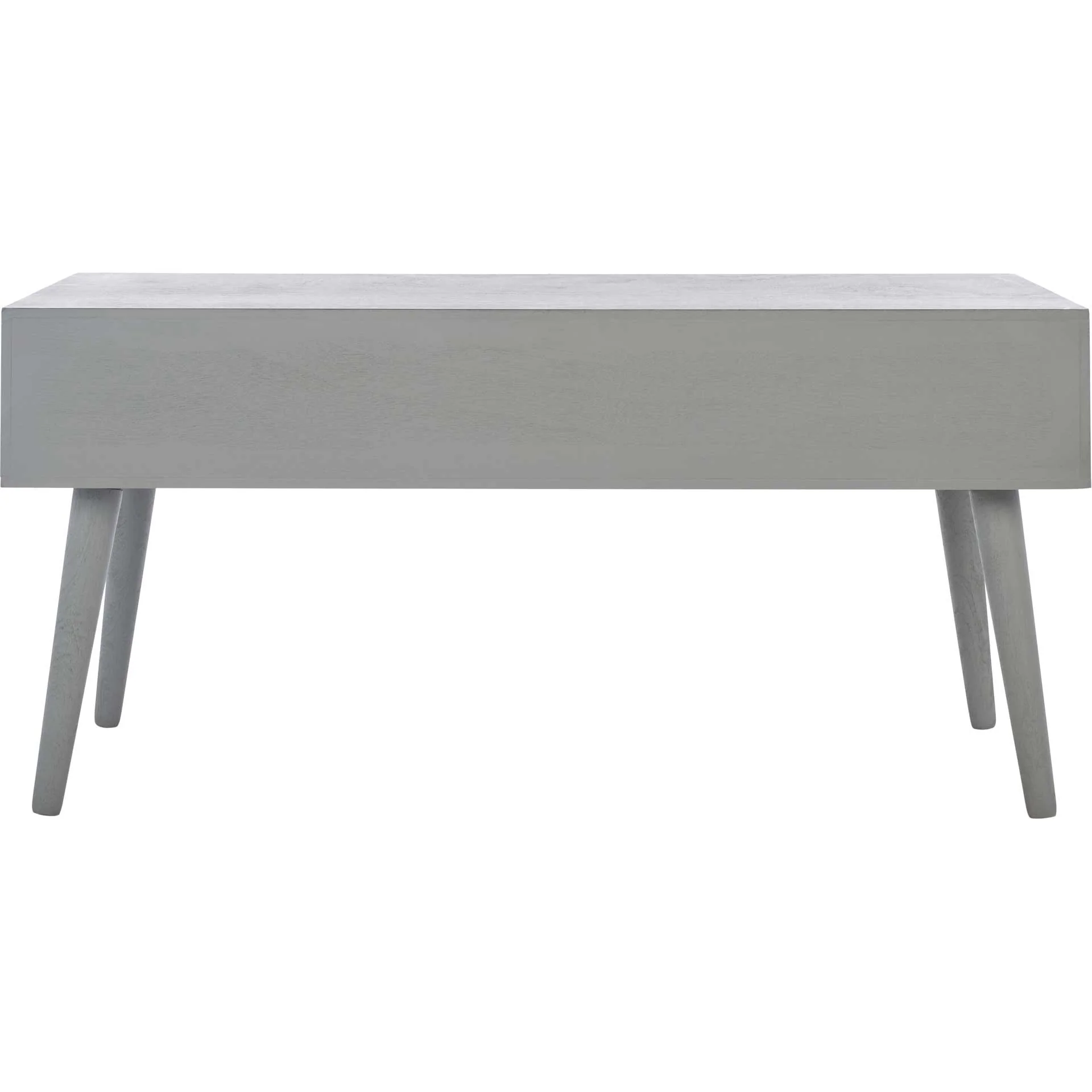 Morris 2 Drawer Coffee Table Distressed Gray - Image 4