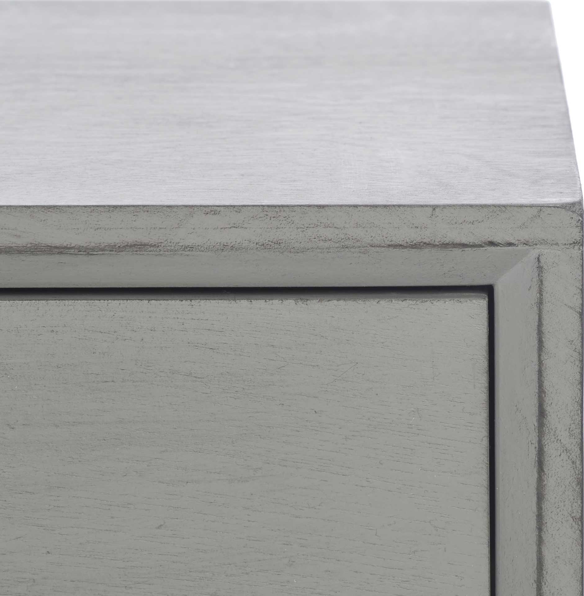 Morris 2 Drawer Coffee Table Distressed Gray - Image 5