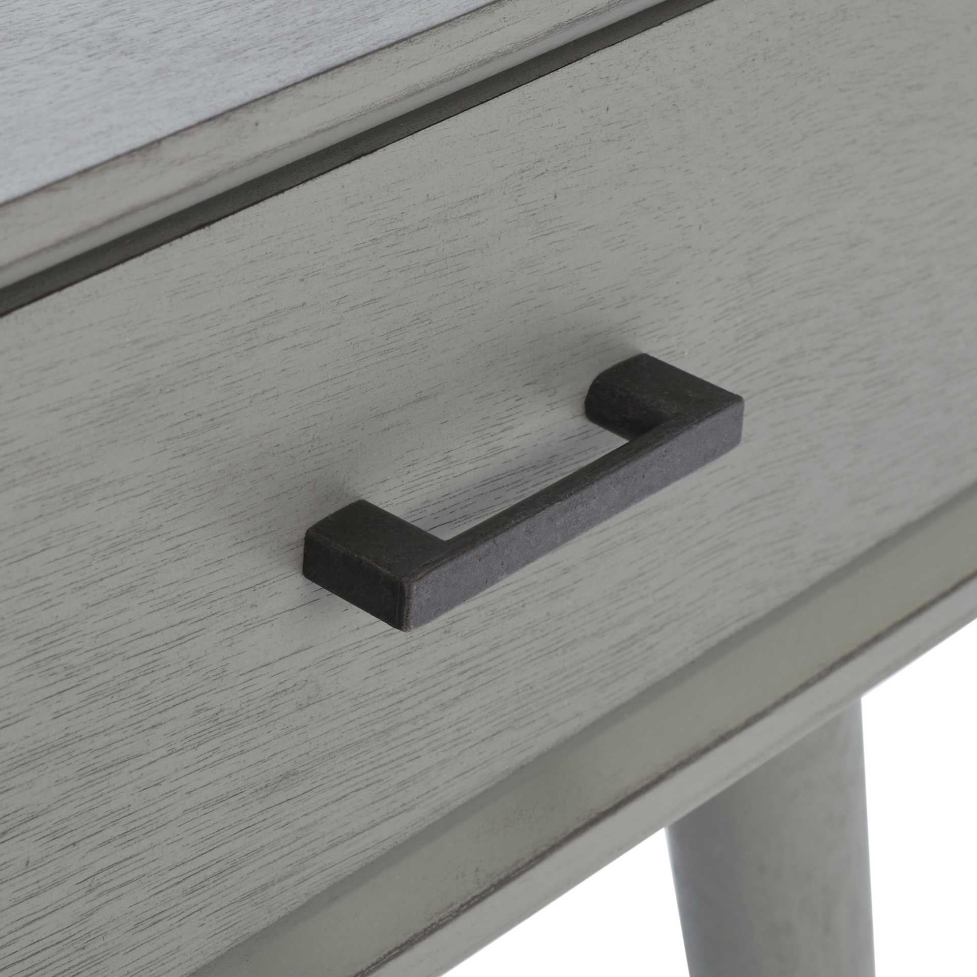 Morris 2 Drawer Coffee Table Distressed Gray - Image 6