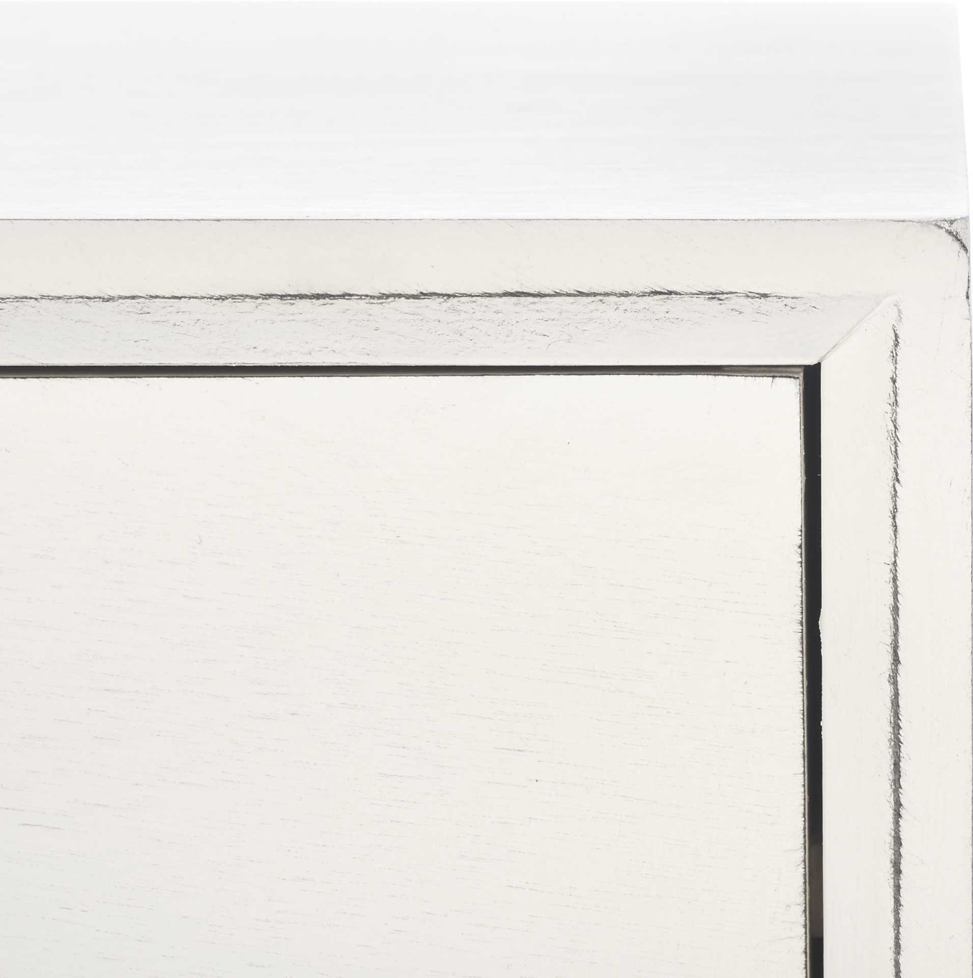Morris 2 Drawer Coffee Table Distressed White - Image 5