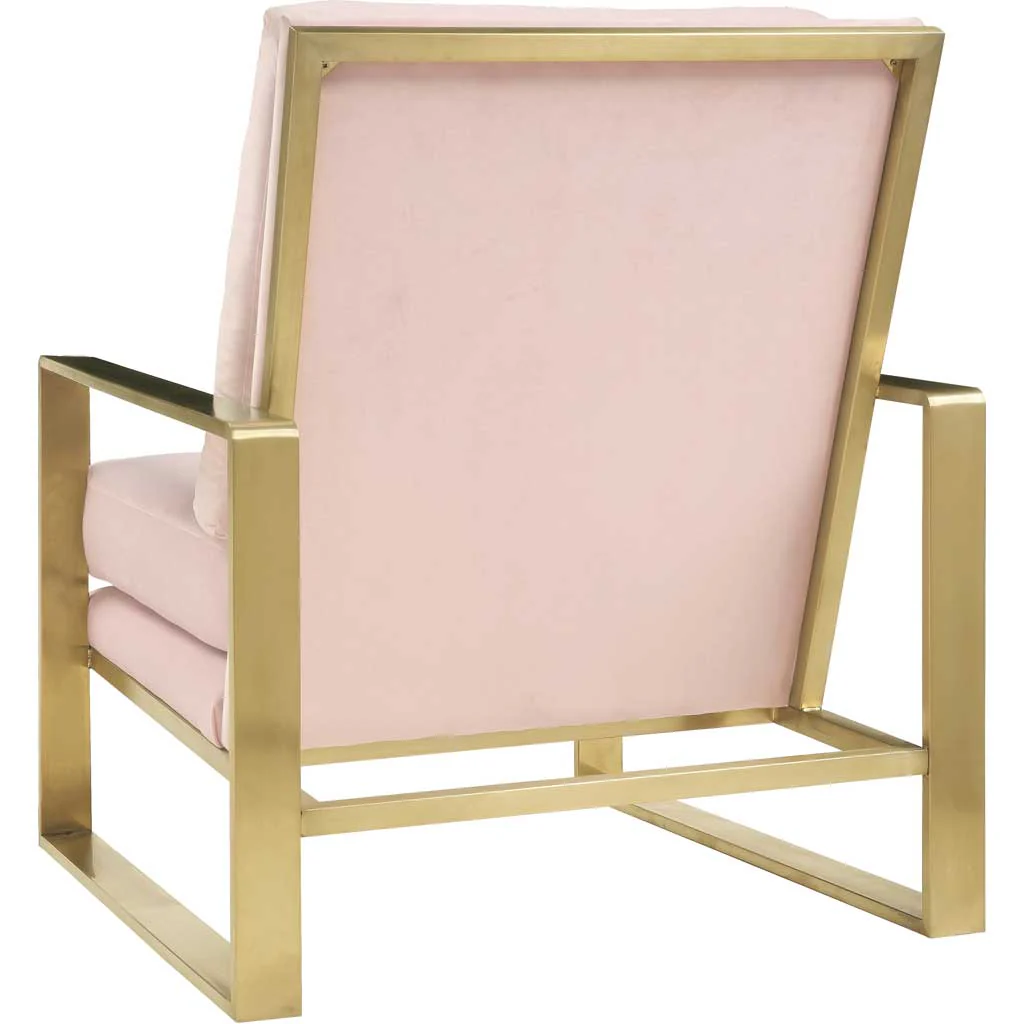 Morton Velvet Chair Blush - Image 3