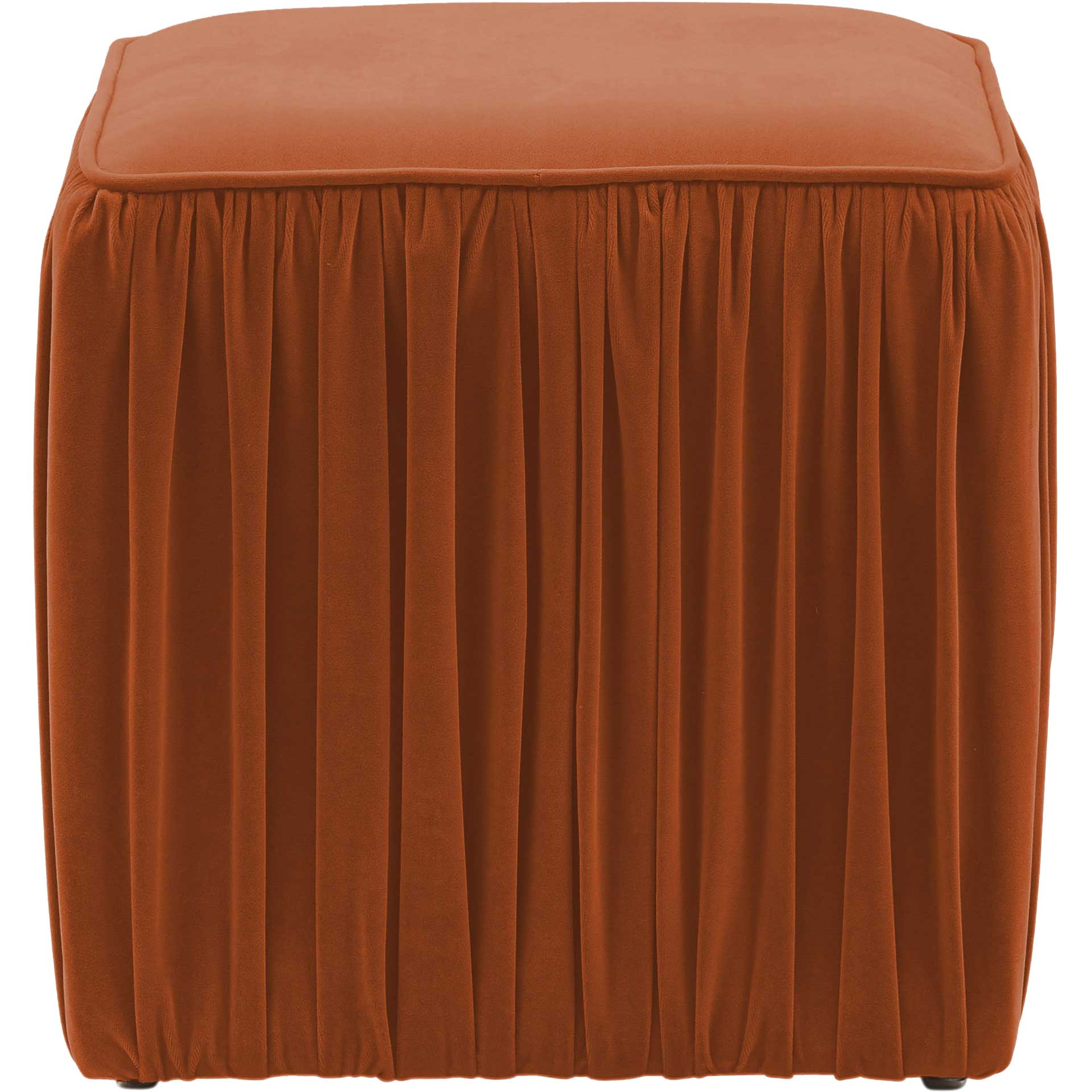 Moshe Pleated Ottoman Cognac - Image 2