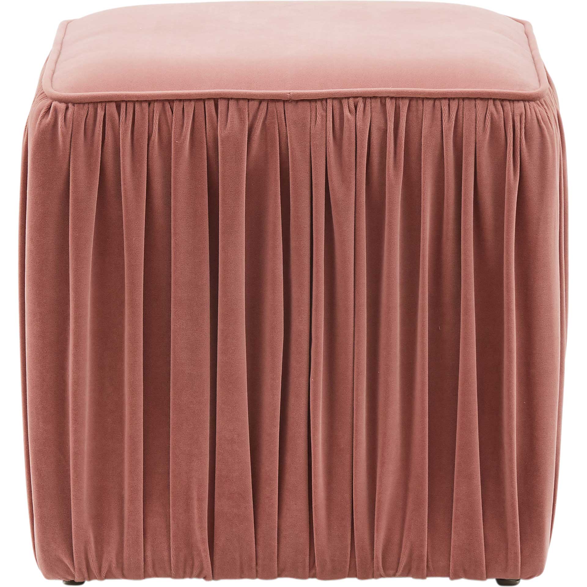 Moshe Pleated Ottoman Mauve - Image 2