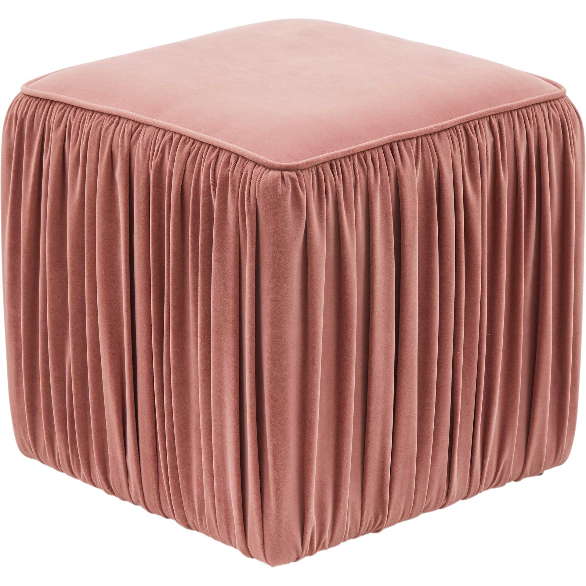Moshe Pleated Ottoman Mauve - Image 3