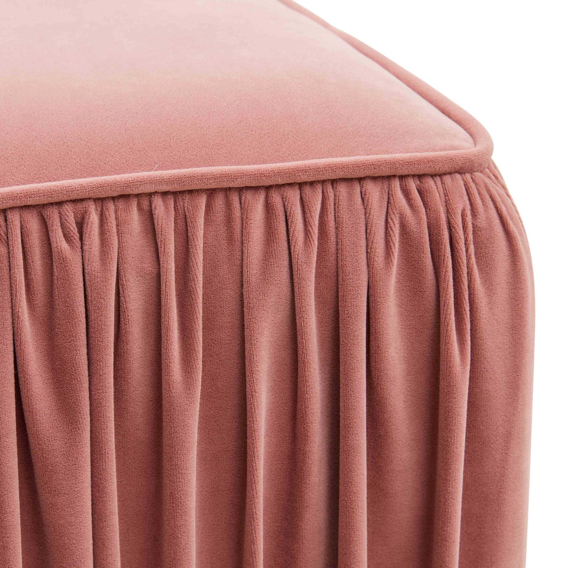 Moshe Pleated Ottoman Mauve - Image 4
