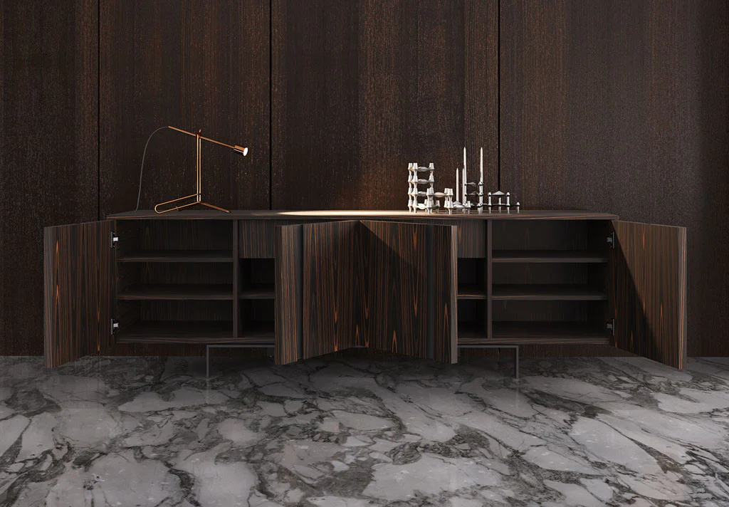 Mott Sideboard Cathedral Ebony - Image 6