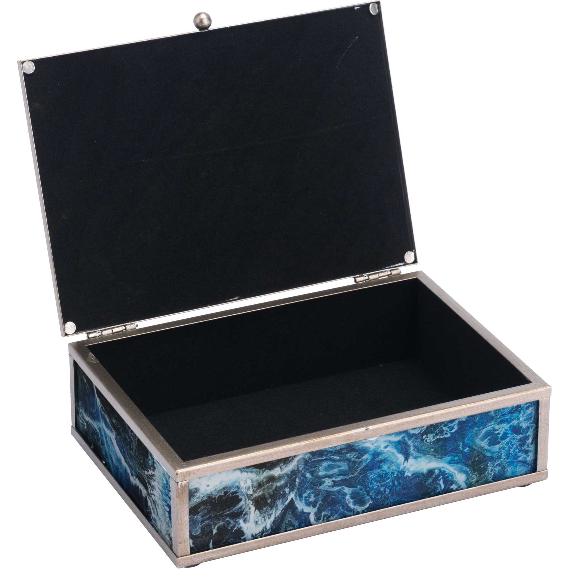 Mundi Boxes Blue Geode (Set of 2) - Image 4